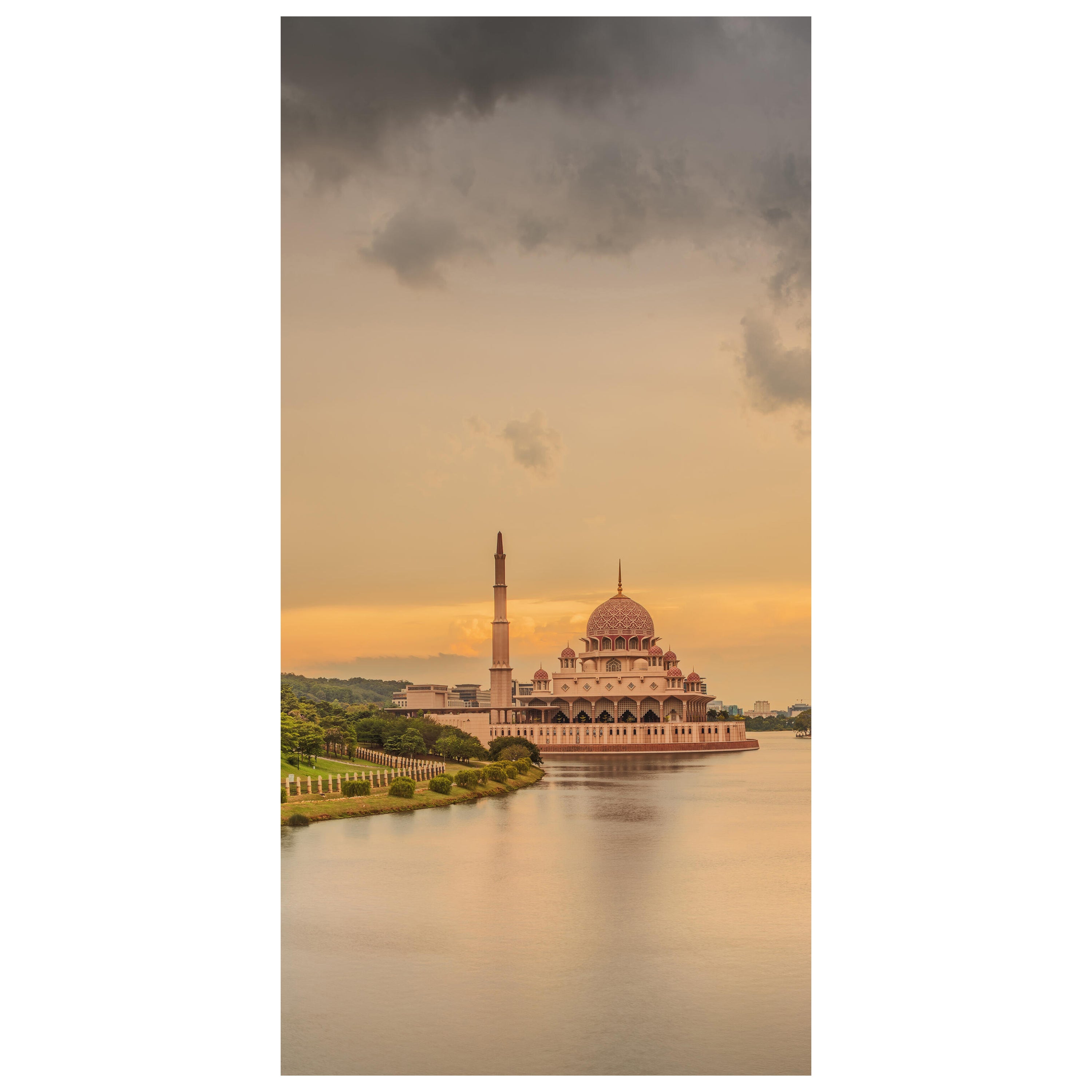 Türtapete Sonnenuntergang über Putrajaya-Moschee, Malaysia M0915 - Bild 2 Türtapete Sonnenuntergang über Putrajaya-Moschee, Malaysia M0915 - Bild 2
