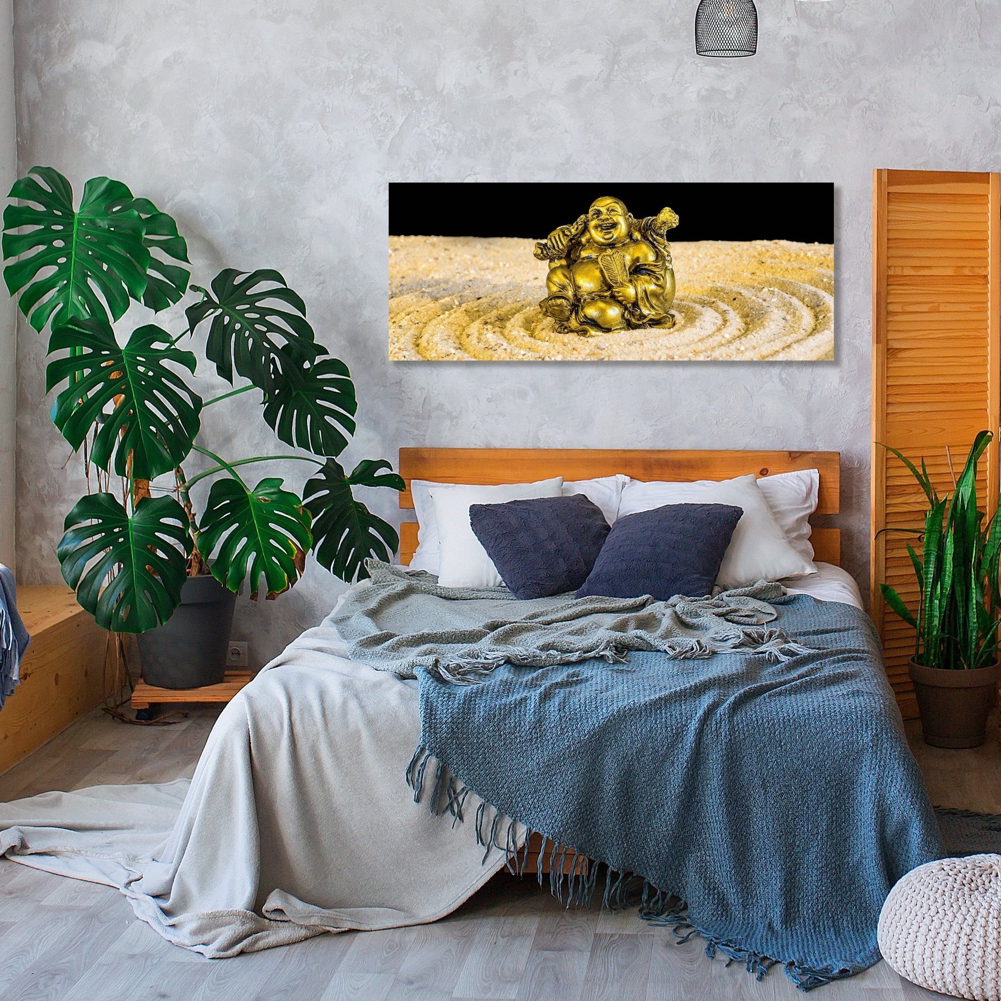 Leinwandbild Goldener Buddha im Zen-Kreis M0956 kaufen - Bild 2 Leinwandbild Goldener Buddha im Zen-Kreis M0956 kaufen - Bild 2