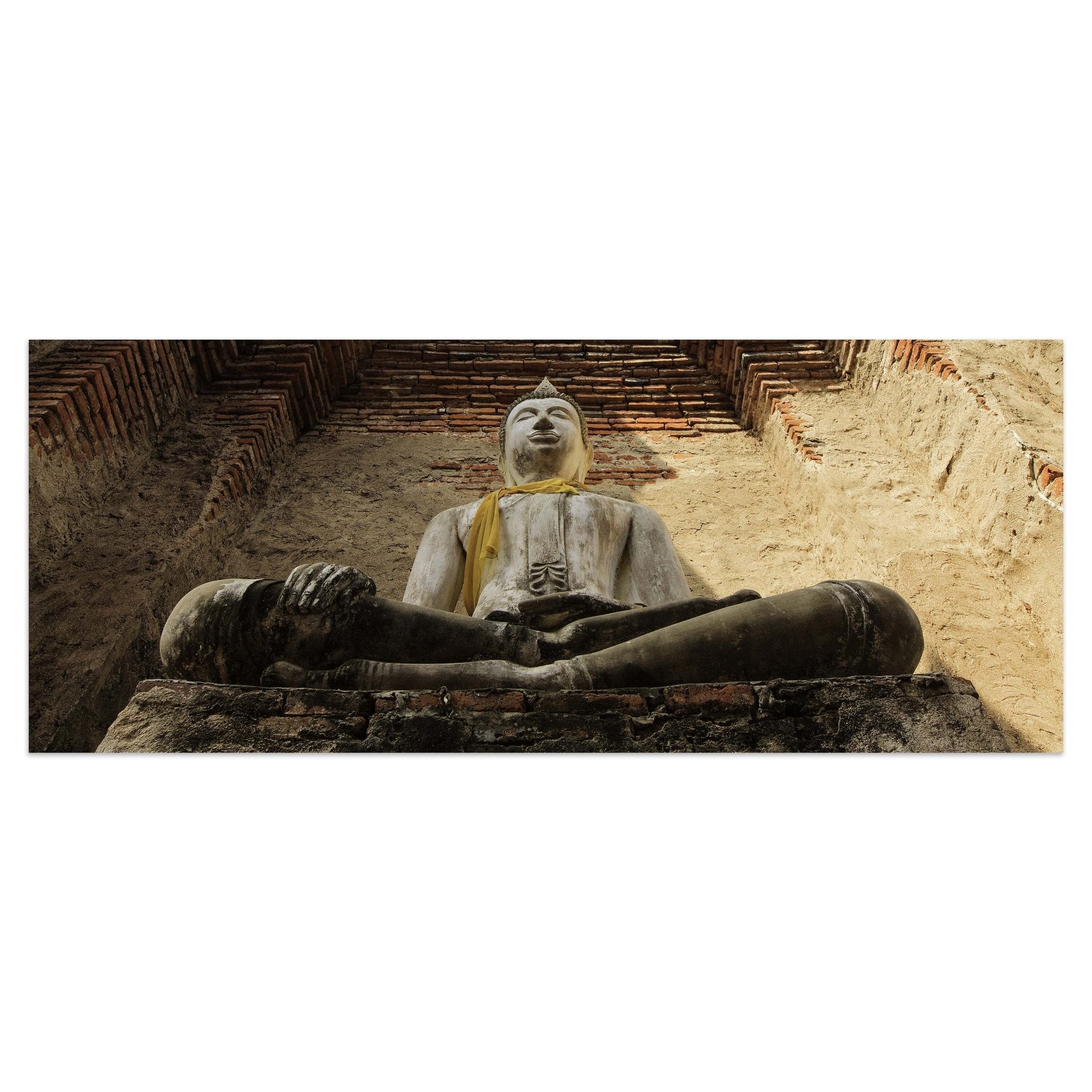 Leinwandbild Eine große Buddha-Statue M0957 kaufen - Bild 1