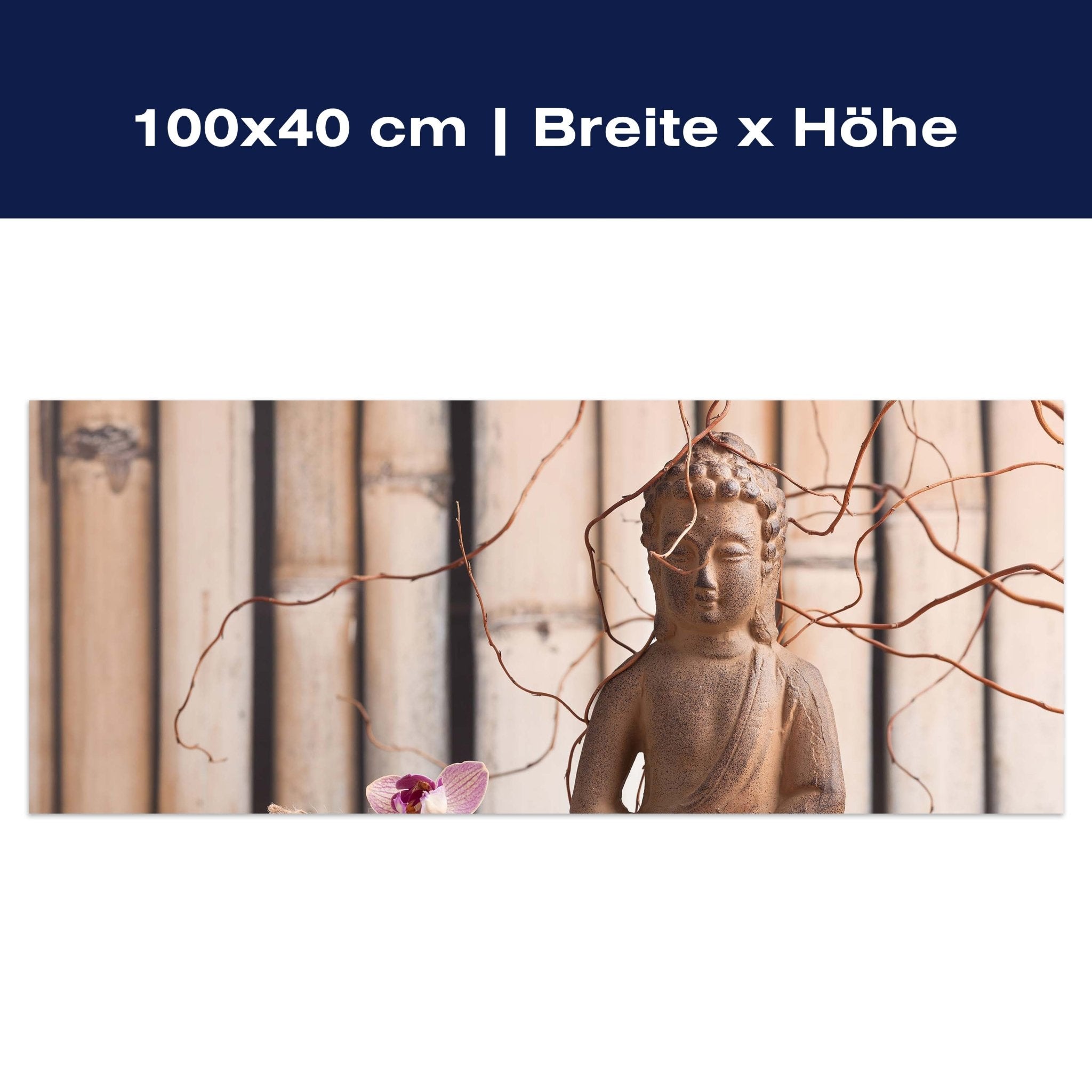 Leinwandbild Buddha in der Meditation M0960 Leinwandbild Buddha in der Meditation M0960