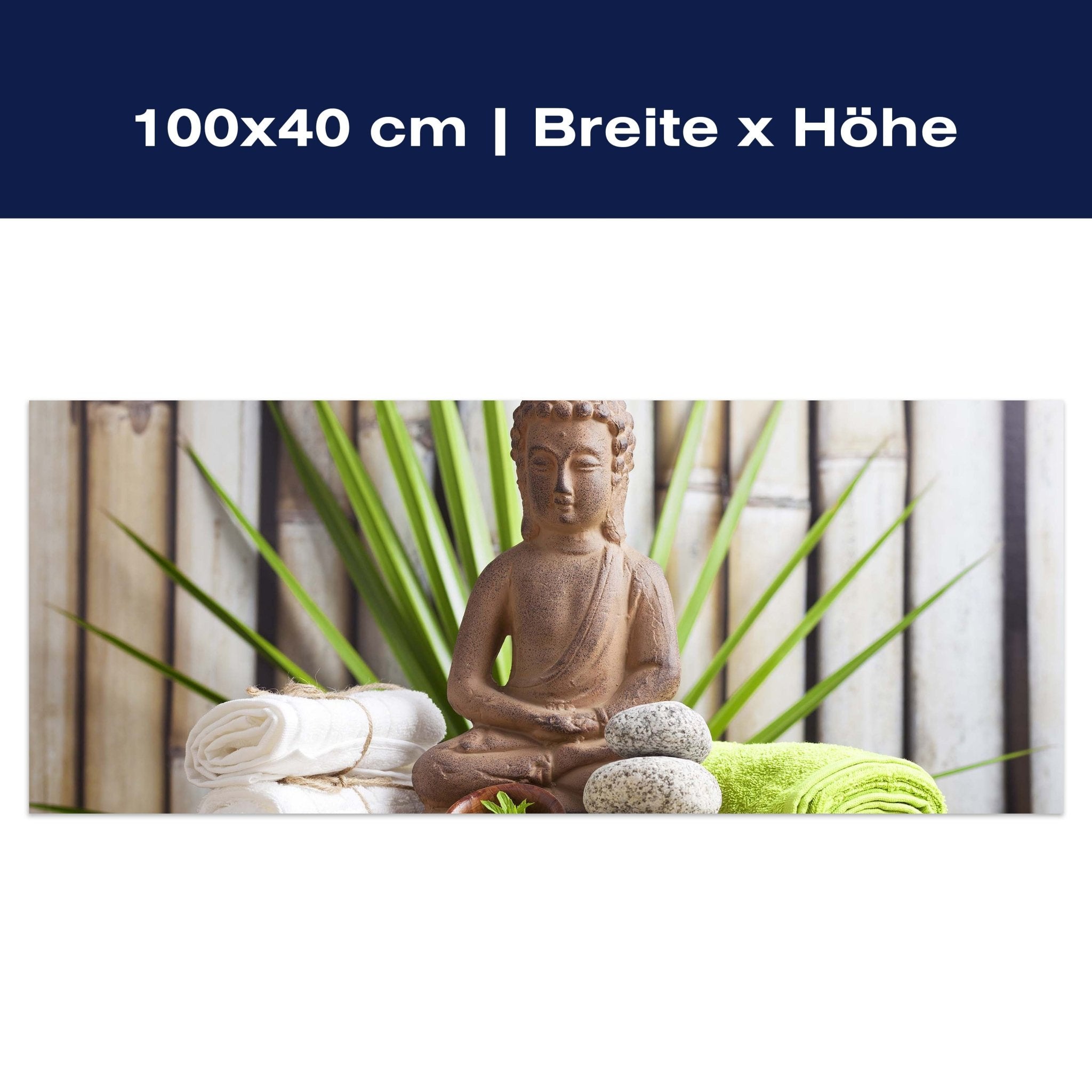 Leinwandbild Buddha und sauna Wellness M0962 Leinwandbild Buddha und sauna Wellness M0962
