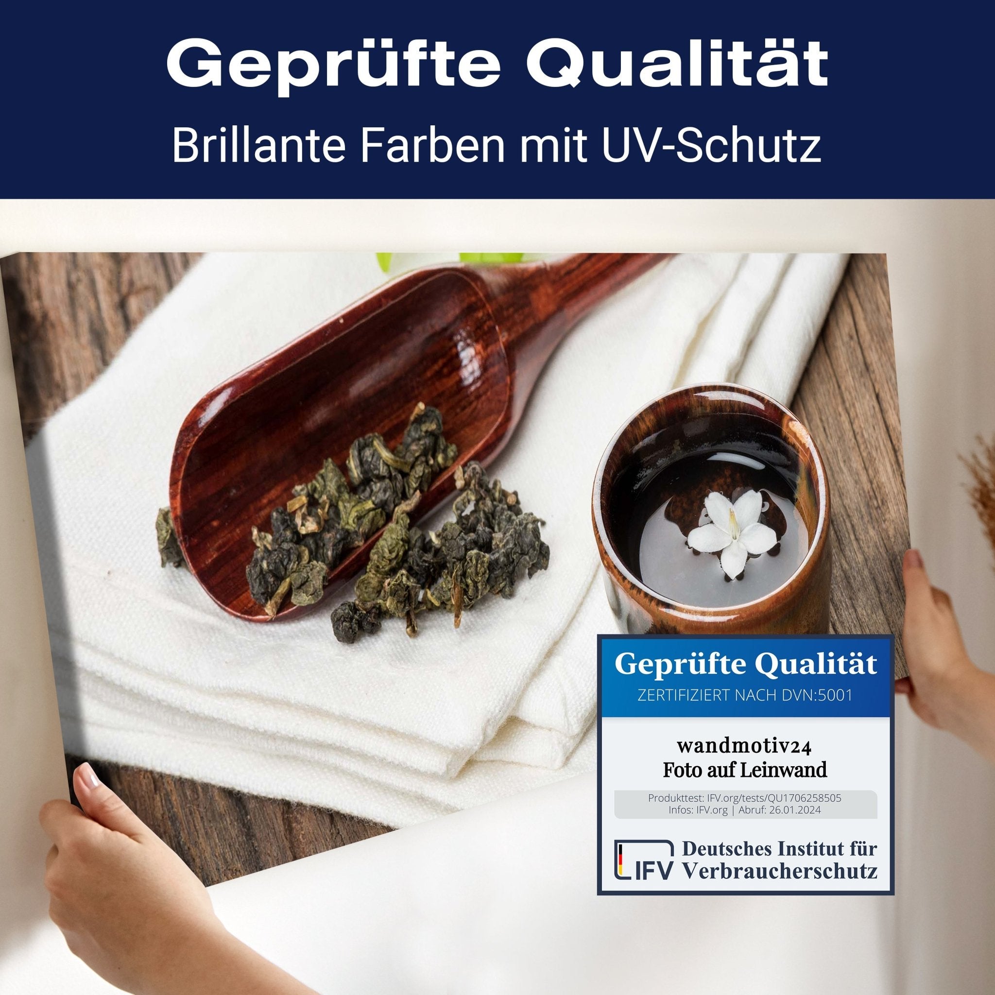 Leinwandbild Eine Tasse Tee auf Holzbrett M0972 kaufen - Bild 4 Leinwandbild Eine Tasse Tee auf Holzbrett M0972 kaufen - Bild 4