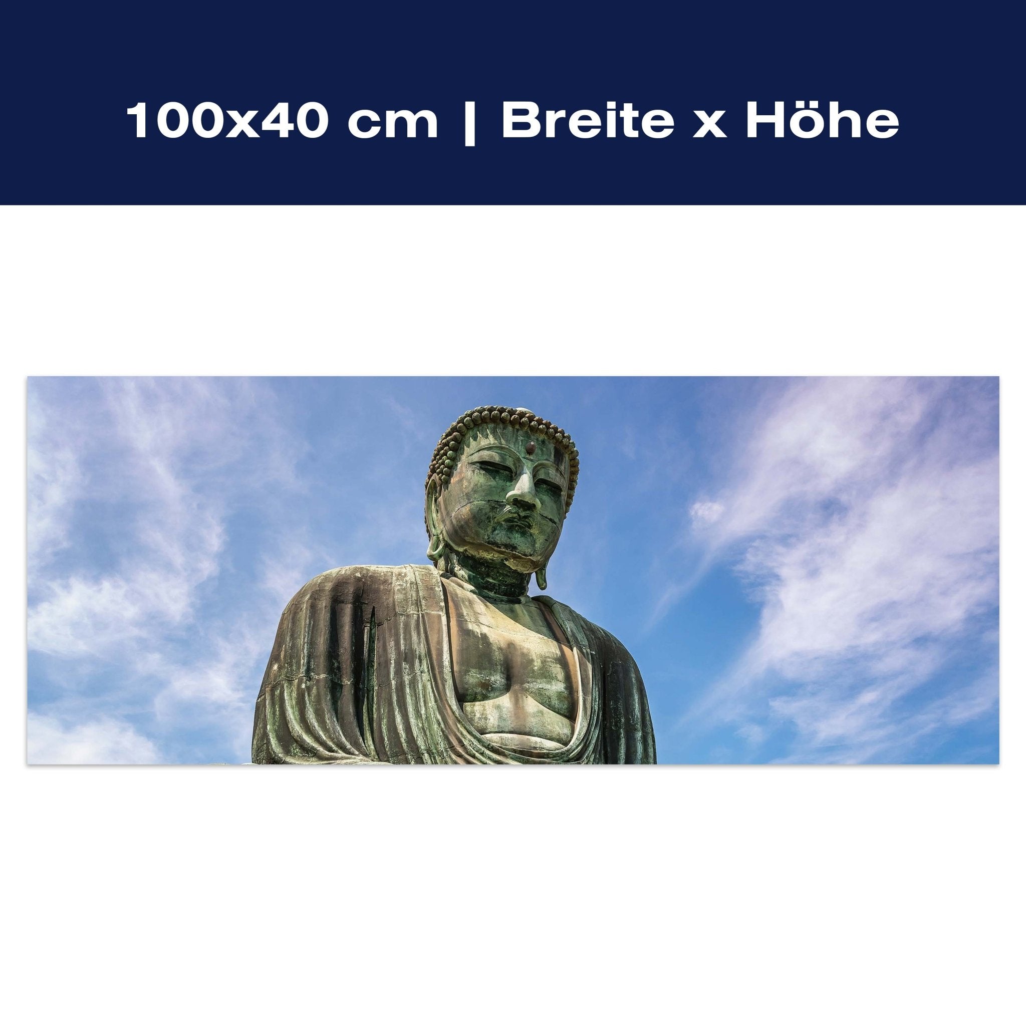 Leinwandbild Der Große Buddha von Kamakura M0973 Leinwandbild Der Große Buddha von Kamakura M0973