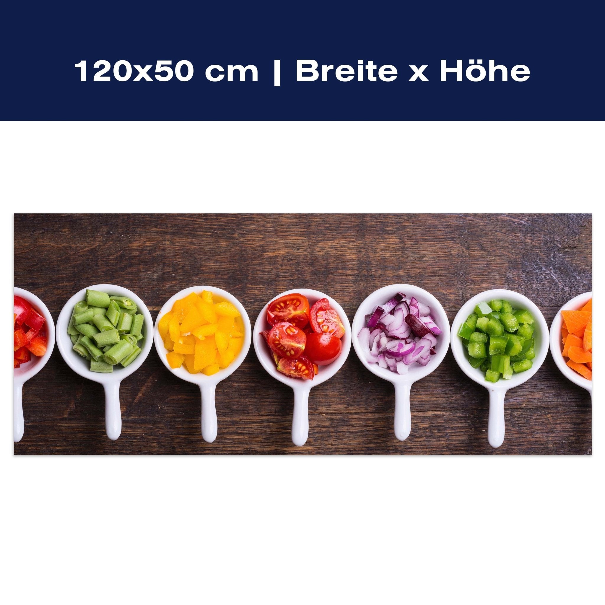 Leinwandbild Gemüsescheiben M0980 Leinwandbild Gemüsescheiben M0980