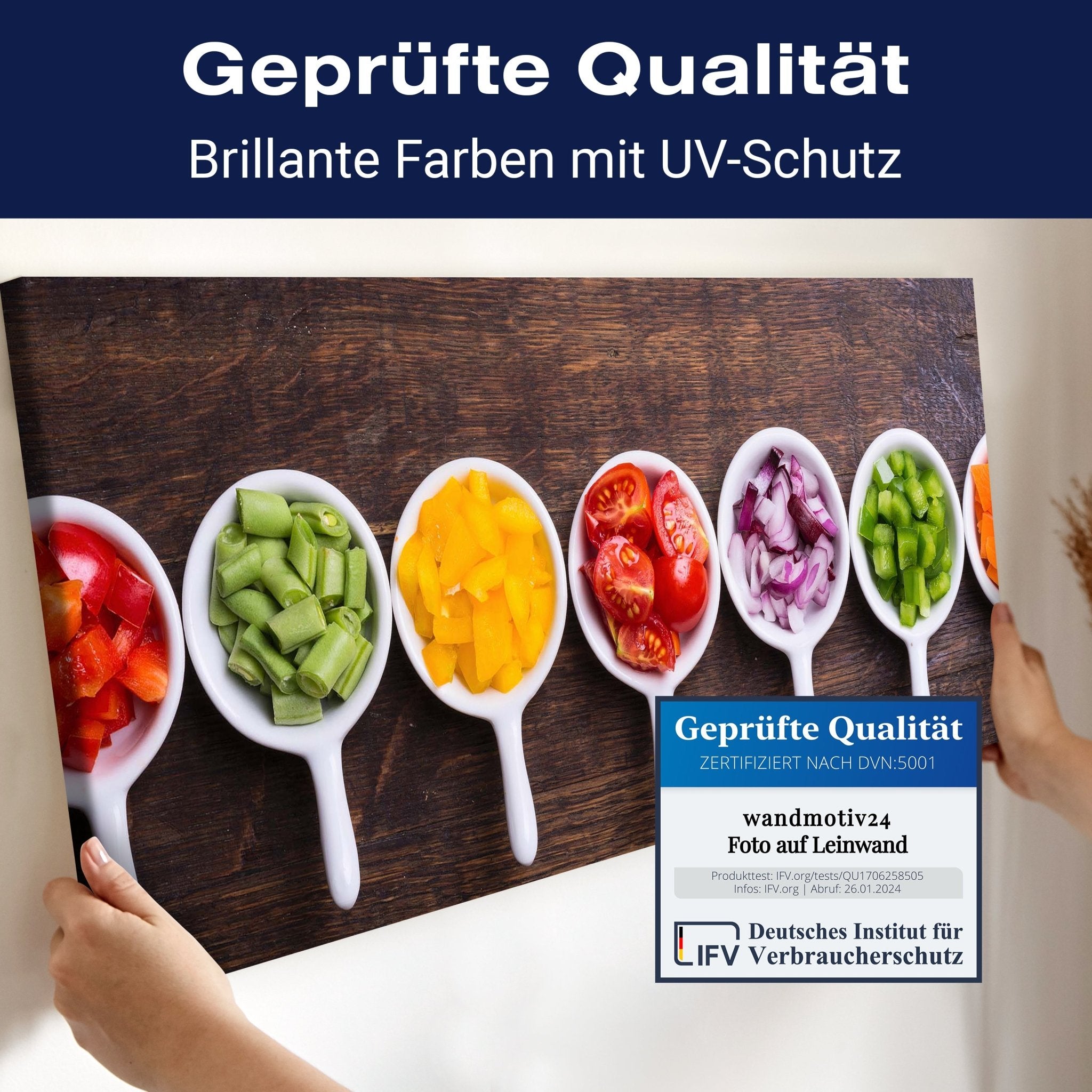 Leinwandbild Gemüsescheiben M0980 kaufen - Bild 4 Leinwandbild Gemüsescheiben M0980 kaufen - Bild 4