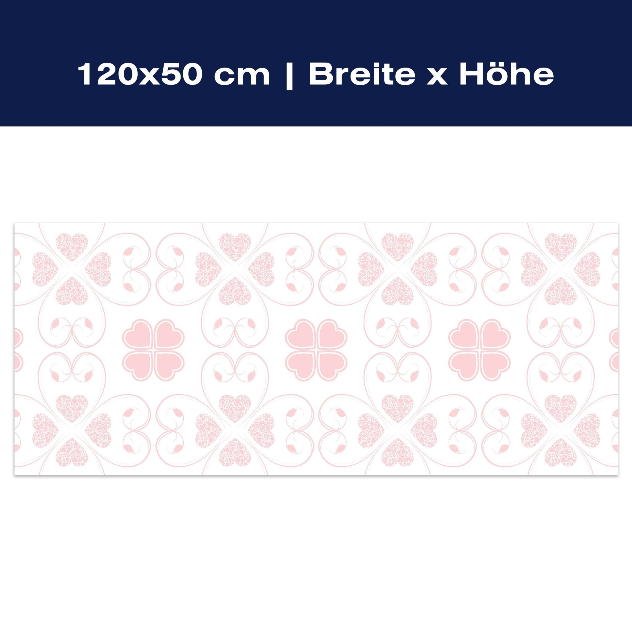 Leinwandbild Rosa Herzmuster M0995 Leinwandbild Rosa Herzmuster M0995