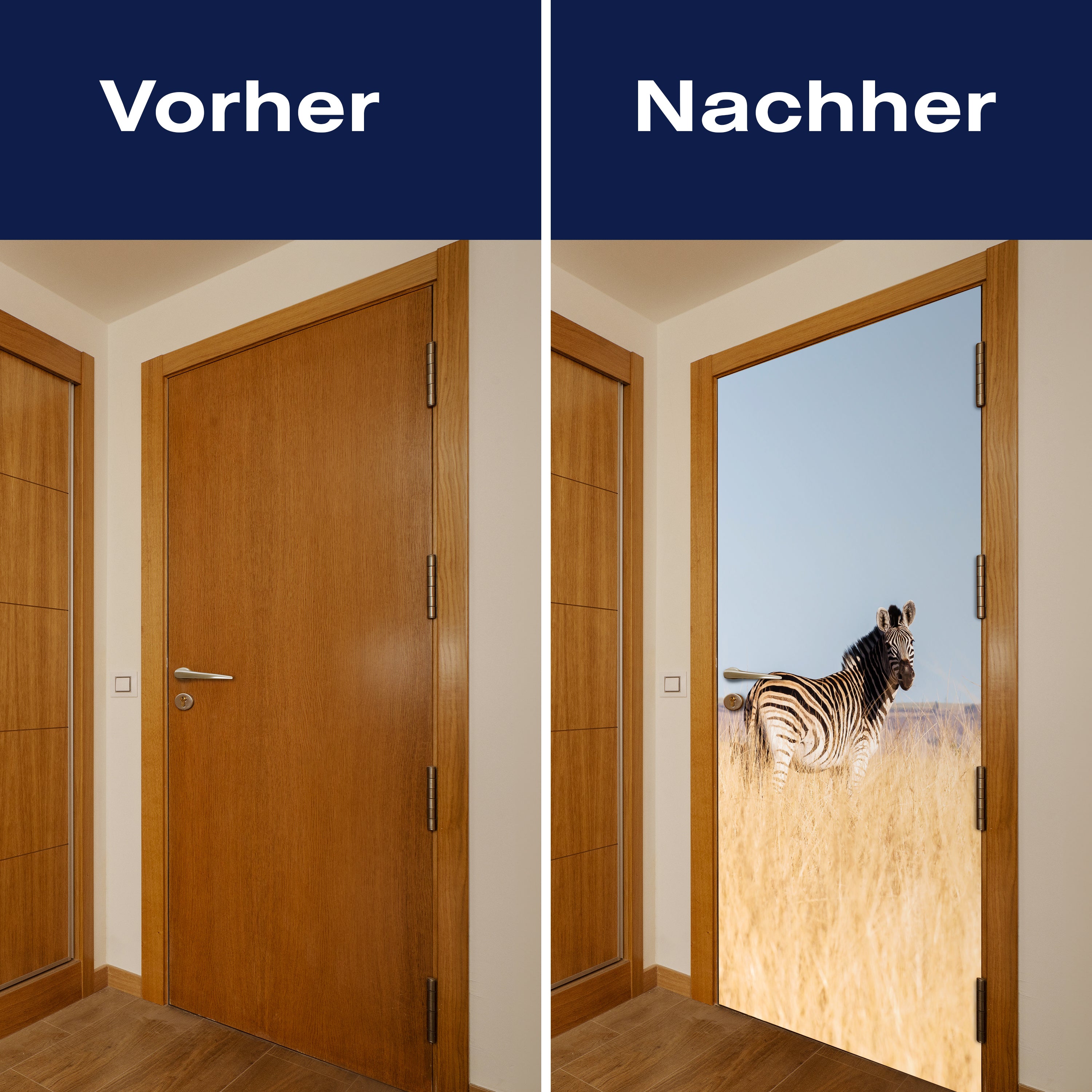 Türtapete Manada de cebras M1007 - Bild 10 Türtapete Manada de cebras M1007 - Bild 10