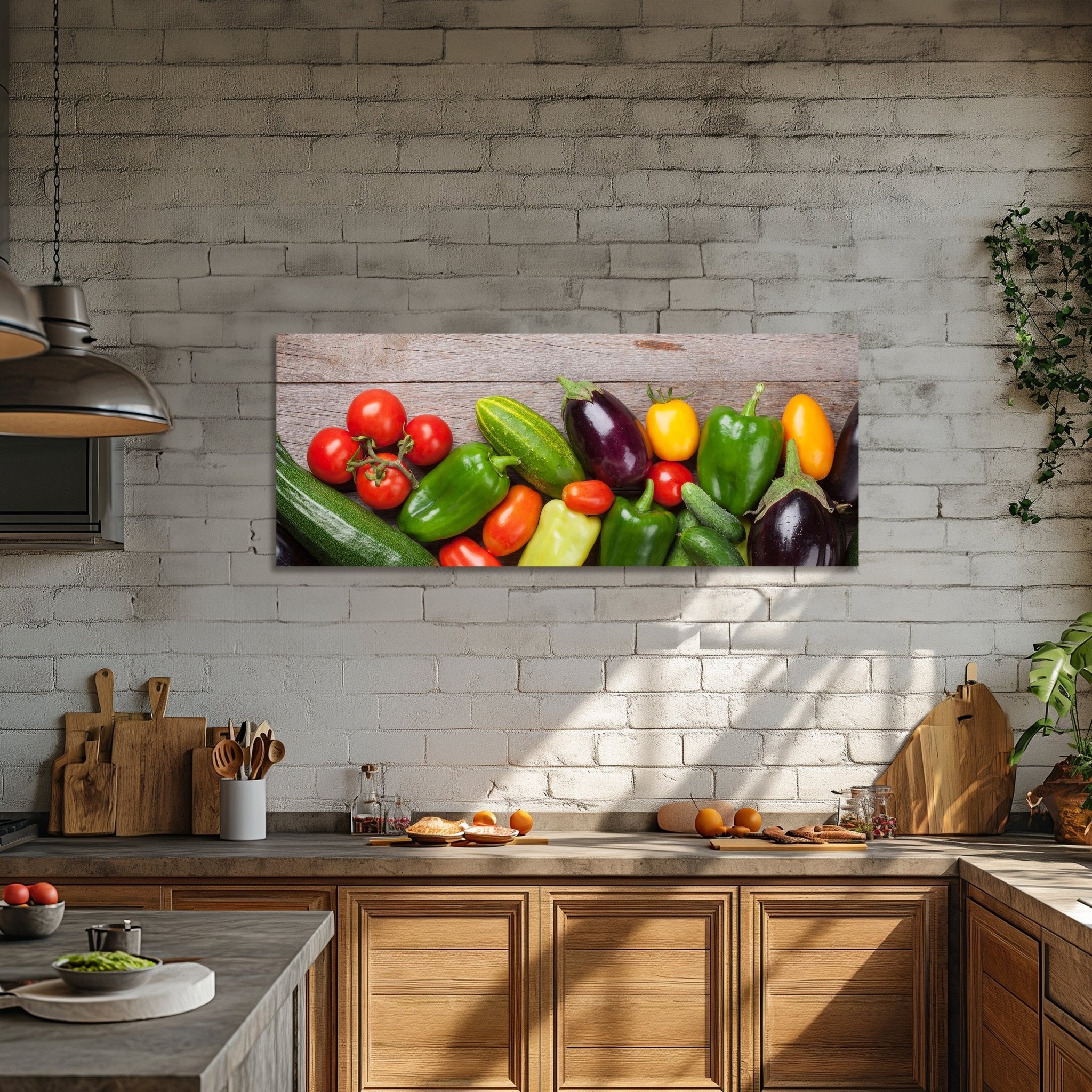 Leinwandbild Frisches Gartengemüse M1011 kaufen - Bild 2 Leinwandbild Frisches Gartengemüse M1011 kaufen - Bild 2