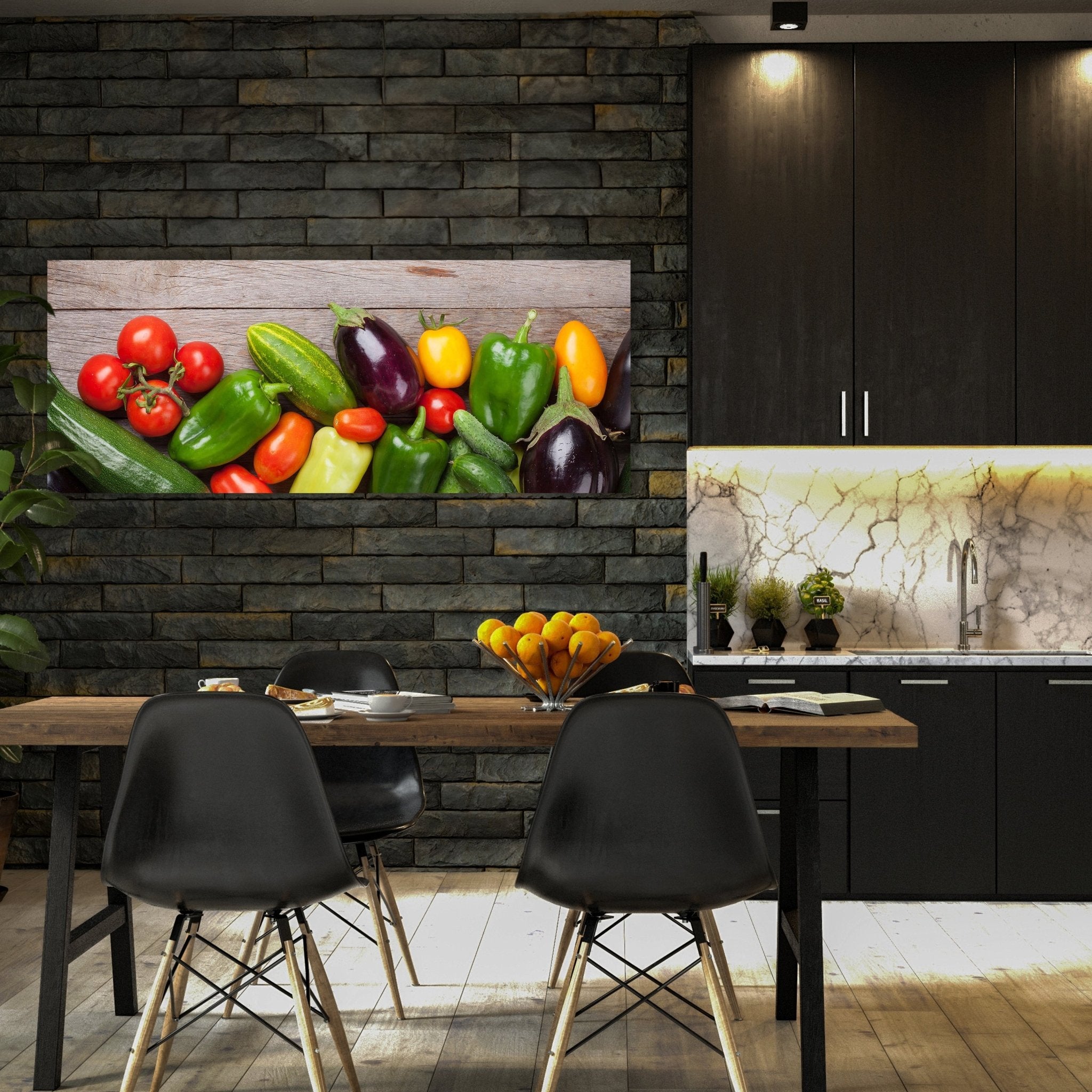 Leinwandbild Frisches Gartengemüse M1011 kaufen - Bild 3 Leinwandbild Frisches Gartengemüse M1011 kaufen - Bild 3