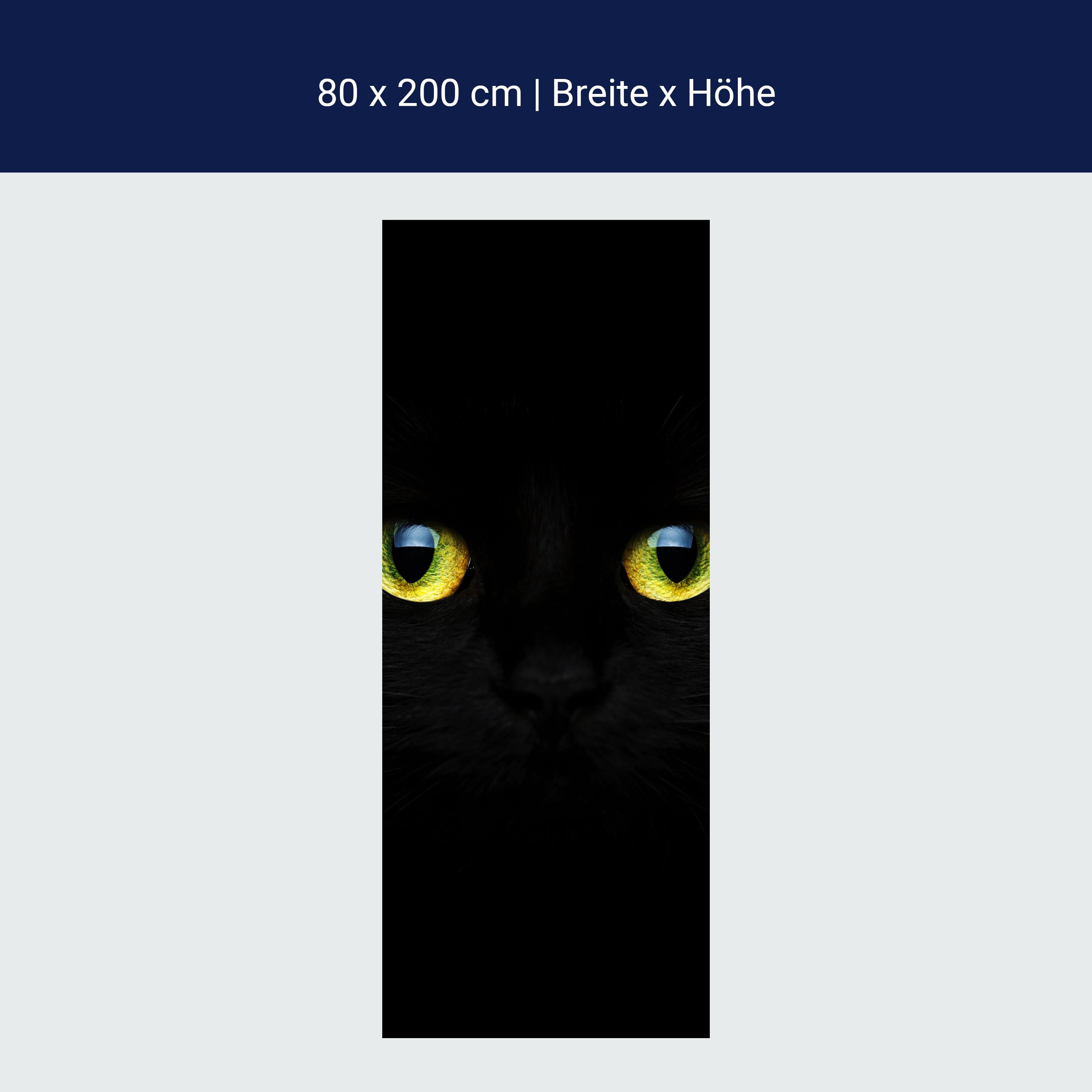 Türtapete Mysteriöse Katzenaugen M1015 Türtapete Mysteriöse Katzenaugen M1015