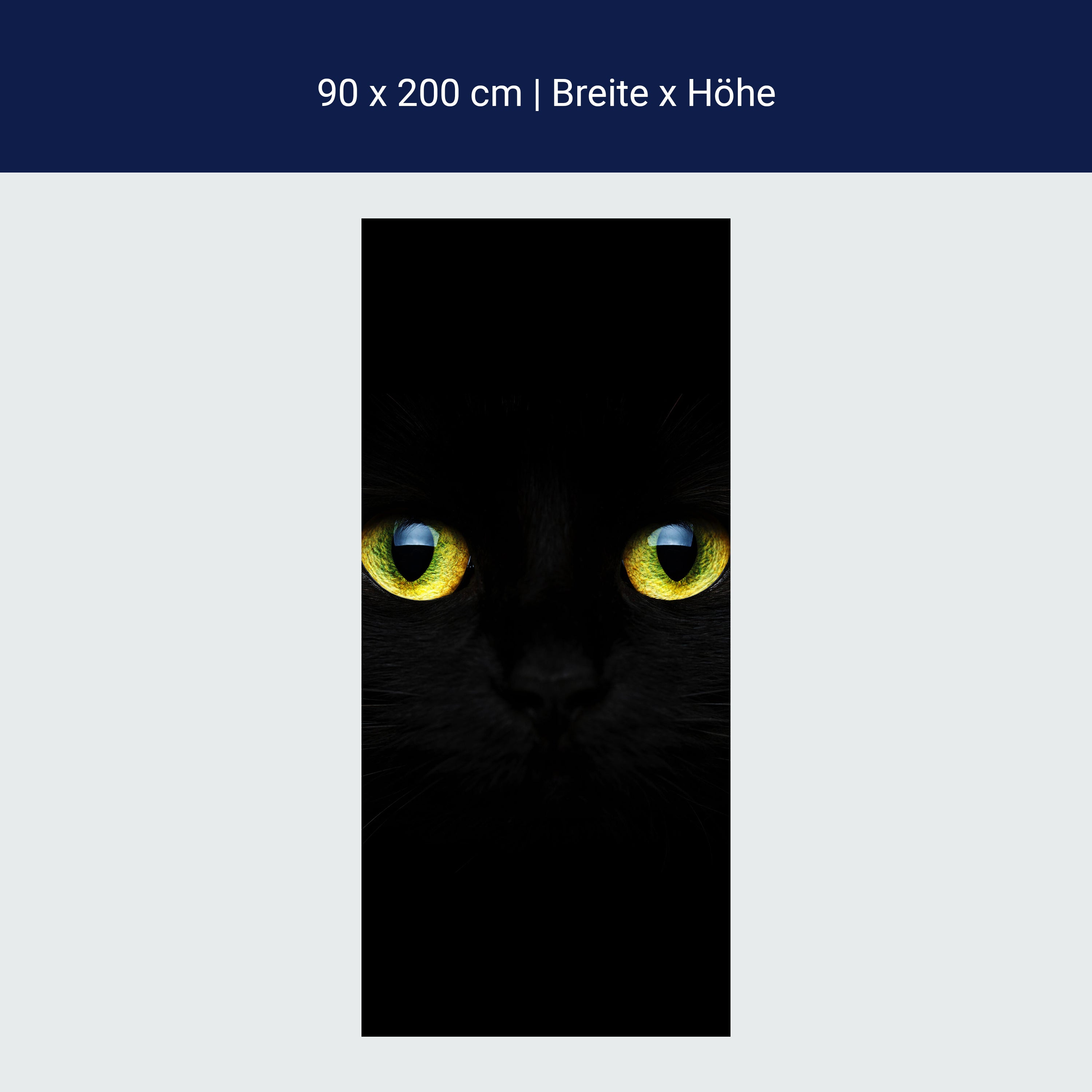 Türtapete Mysteriöse Katzenaugen M1015 Türtapete Mysteriöse Katzenaugen M1015