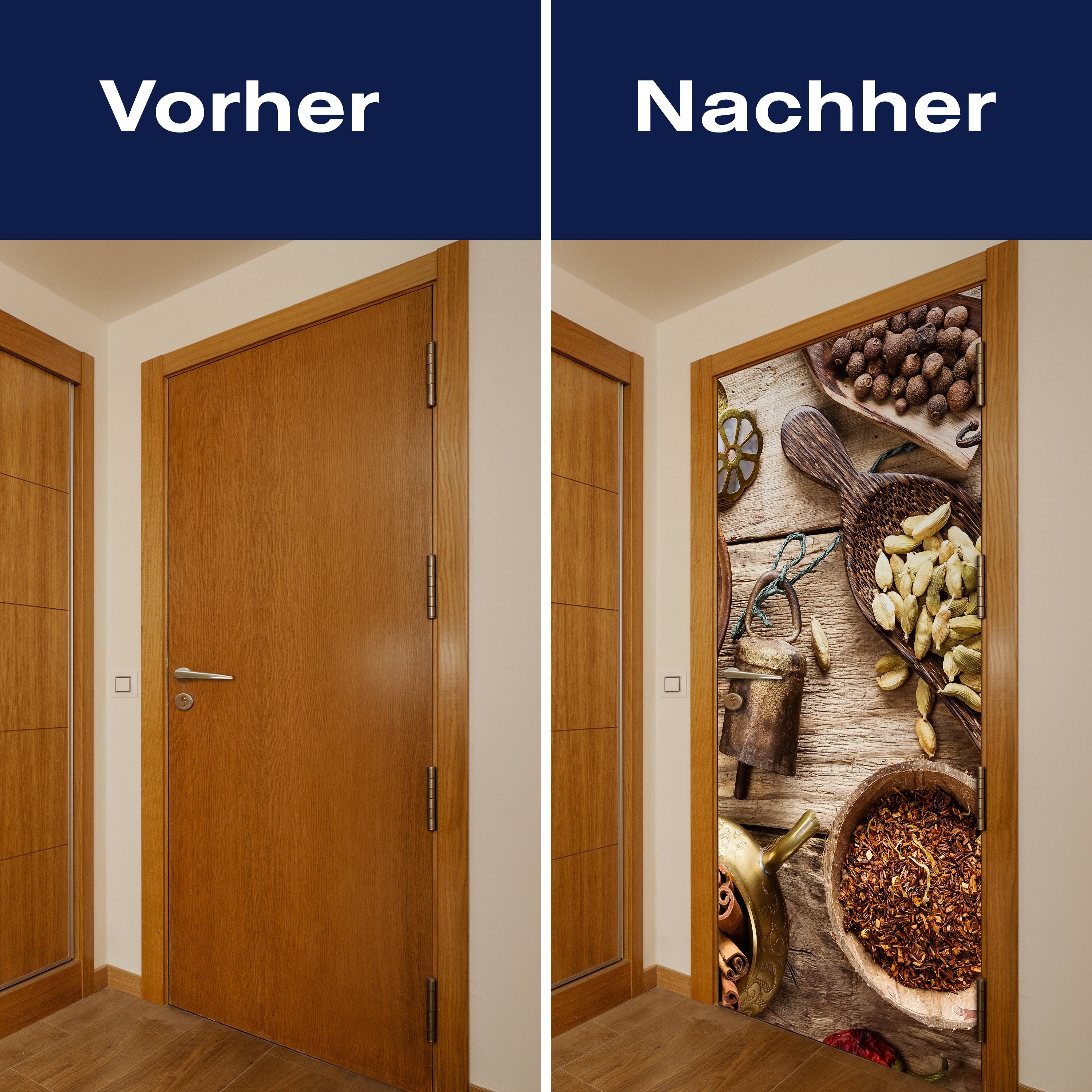 Türtapete Vielzahl von Gewürzen M1019 - Bild 10 Türtapete Vielzahl von Gewürzen M1019 - Bild 10