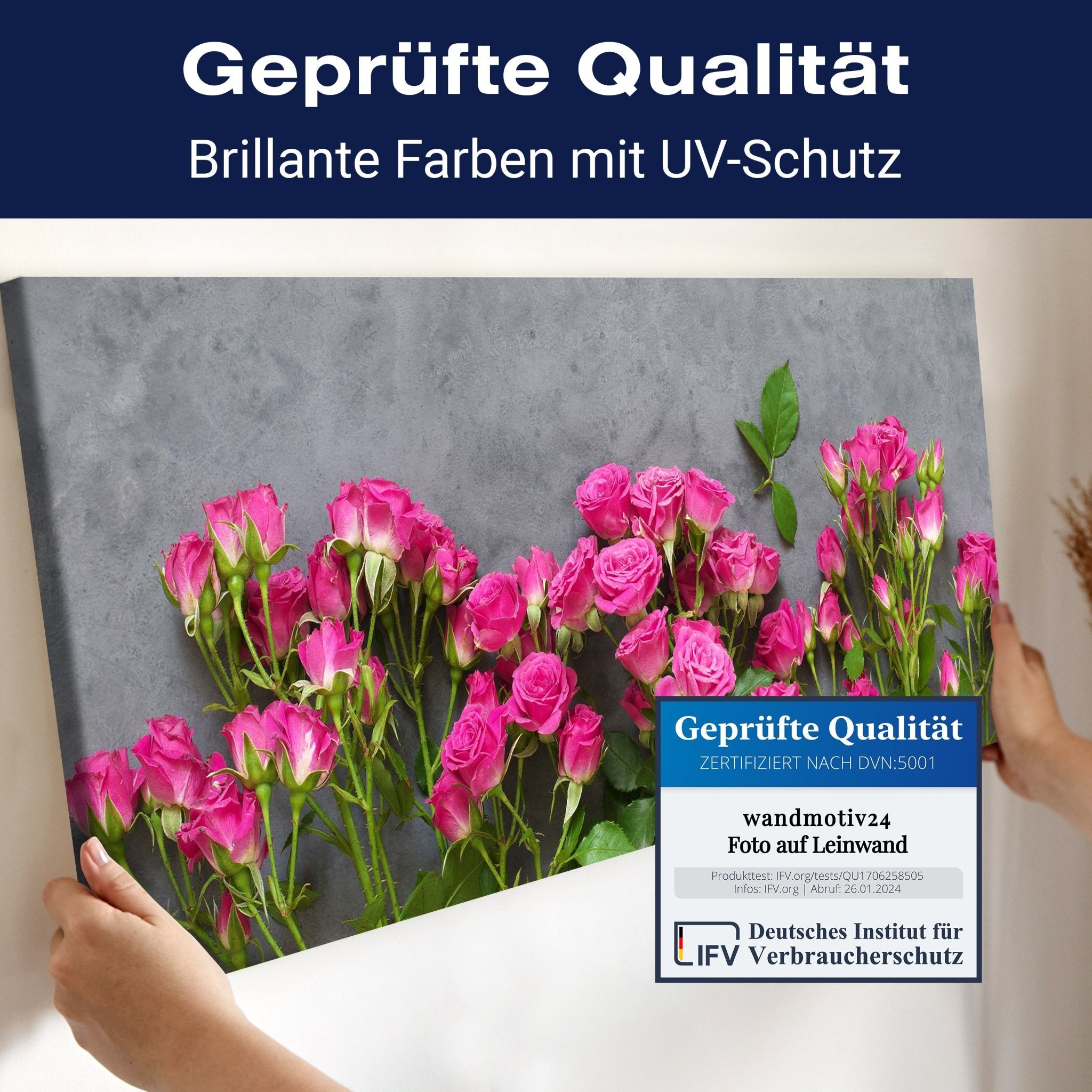 Leinwandbild Rosa Rosen auf dunkelgrauem Hintergrund M1033 kaufen - Bild 4 Leinwandbild Rosa Rosen auf dunkelgrauem Hintergrund M1033 kaufen - Bild 4