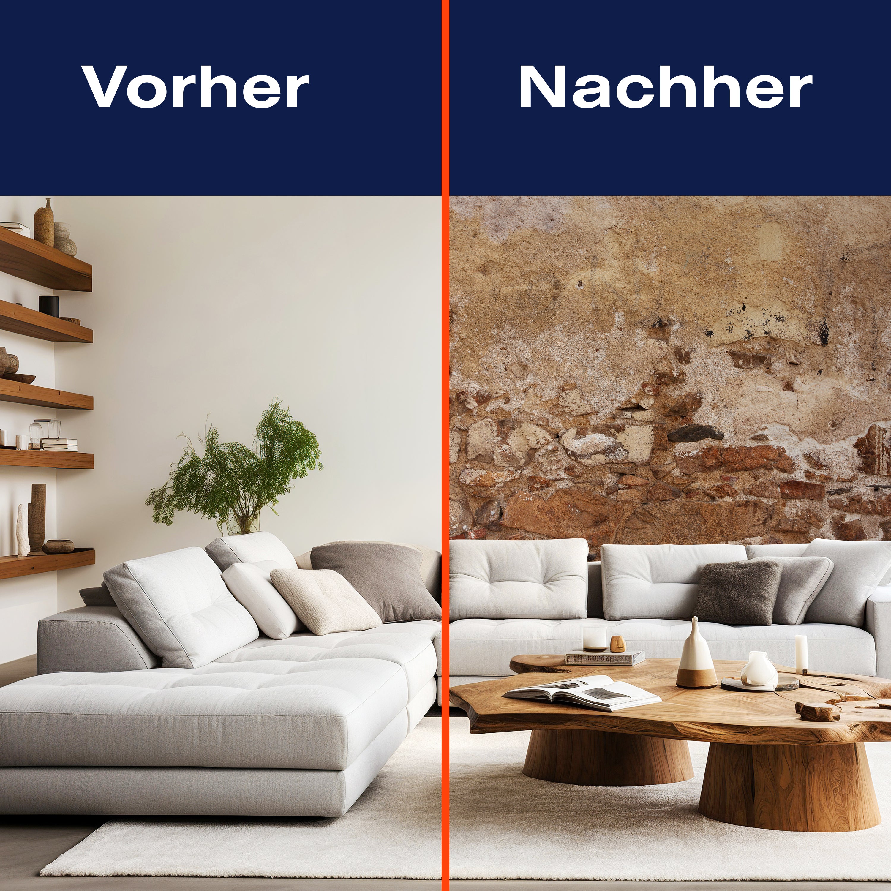 Fototapete Alte Mauer, aus Stein und Stuck M1051 - Bild 9 Fototapete Alte Mauer, aus Stein und Stuck M1051 - Bild 9