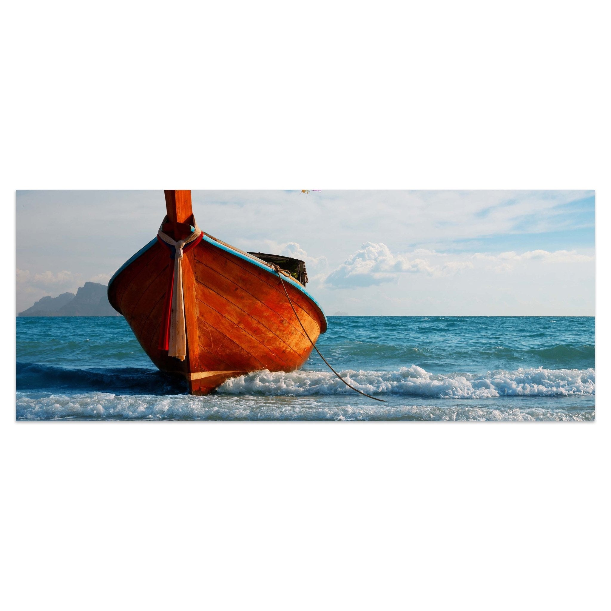 Leinwandbild Traditionelles Longtailboot bei Andaman M1061 kaufen - Bild 1 Leinwandbild Traditionelles Longtailboot bei Andaman M1061 kaufen - Bild 1