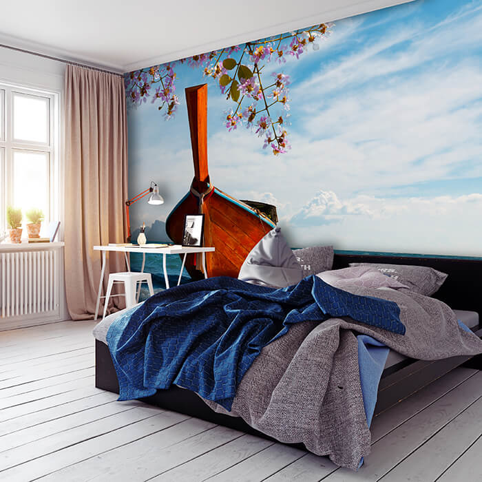 Fototapete Longtailboot bei Andaman M1061 - Bild 1 Fototapete Longtailboot bei Andaman M1061 - Bild 1