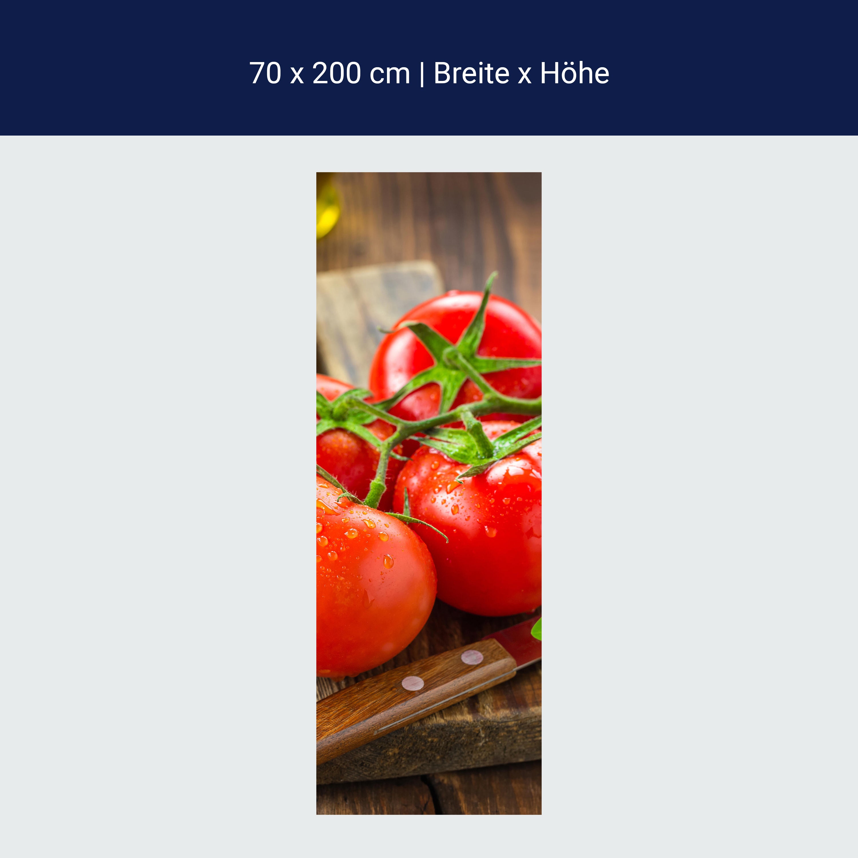 Türtapete Tomaten und Nudeln M1064 Türtapete Tomaten und Nudeln M1064