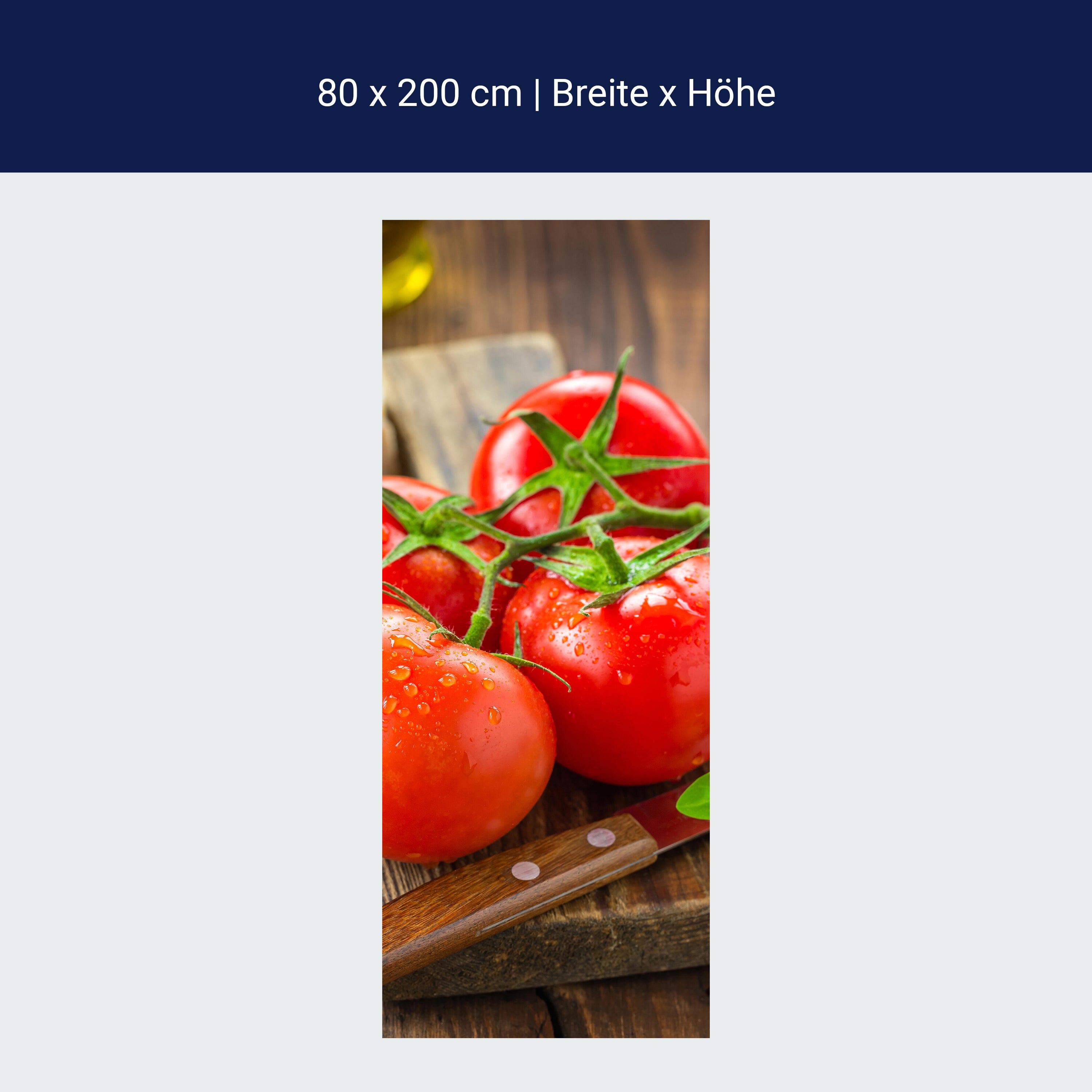 Türtapete Tomaten und Nudeln M1064 Türtapete Tomaten und Nudeln M1064