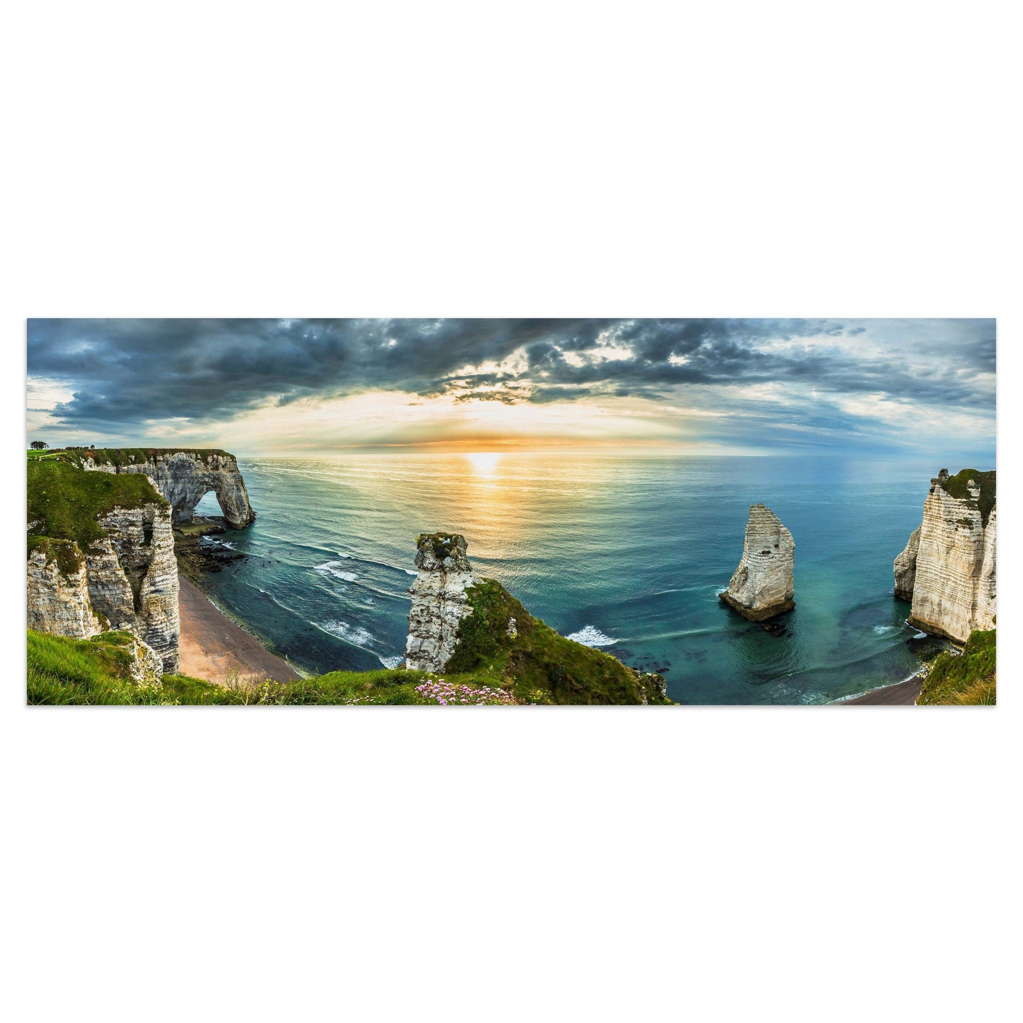 Leinwandbild Sonnenuntergang, Steilküste, Meer, Sonne M1067 kaufen - Bild 1 Leinwandbild Sonnenuntergang, Steilküste, Meer, Sonne M1067 kaufen - Bild 1
