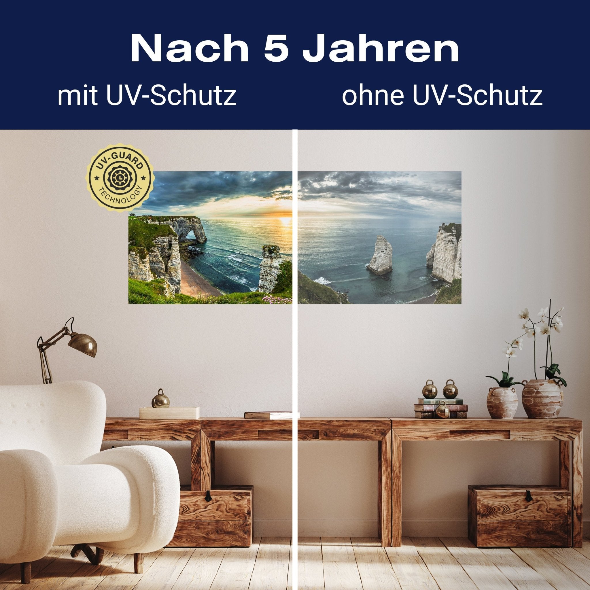 Leinwandbild Sonnenuntergang, Steilküste, Meer, Sonne M1067 kaufen - Bild 9 Leinwandbild Sonnenuntergang, Steilküste, Meer, Sonne M1067 kaufen - Bild 9