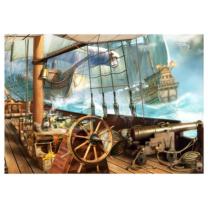 Fototapete Piraten-Schiff Galeone M1068 - Bild 2 Fototapete Piraten-Schiff Galeone M1068 - Bild 2