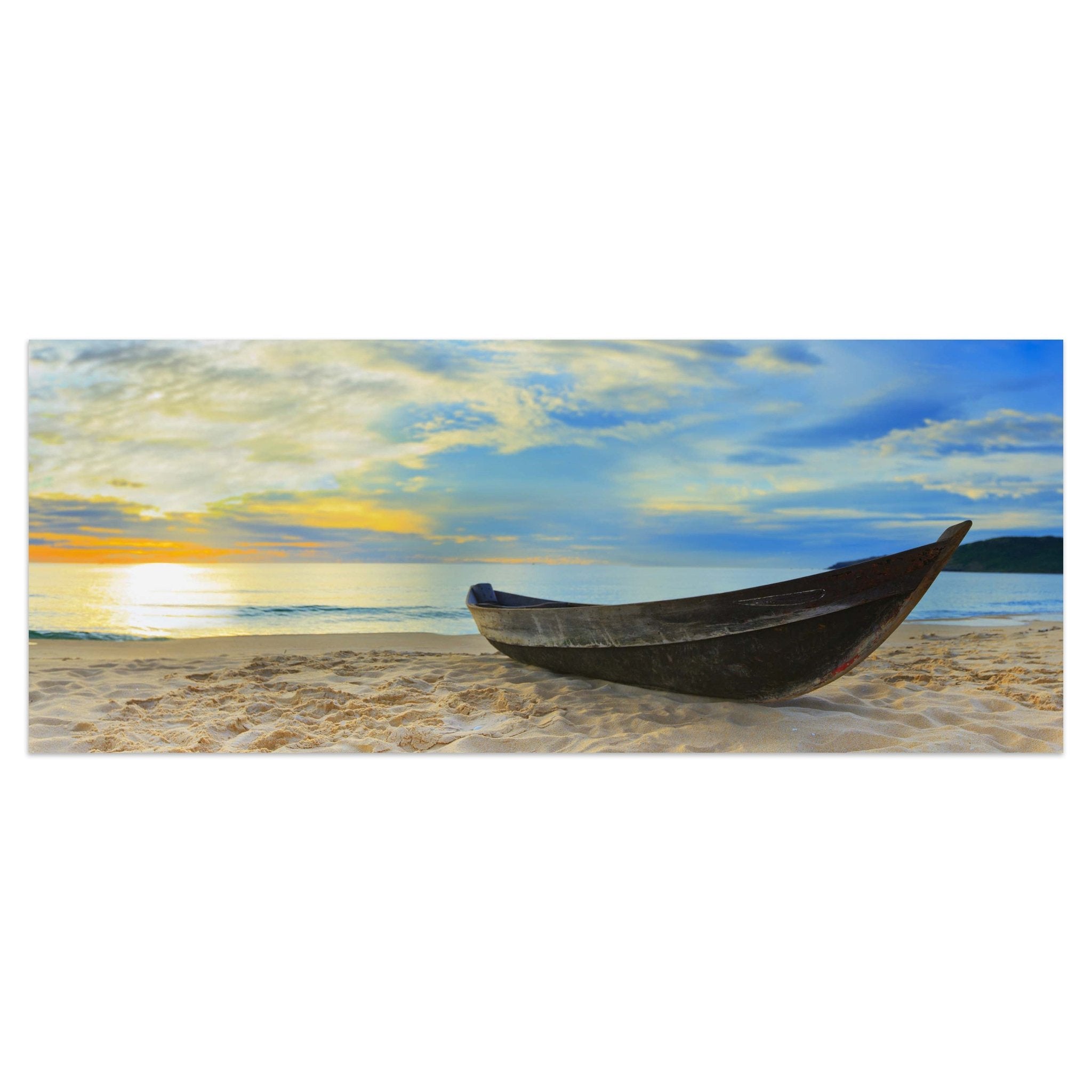 Leinwandbild Boot am Strand, Meer, Sonnenuntergang M1069 kaufen - Bild 1 Leinwandbild Boot am Strand, Meer, Sonnenuntergang M1069 kaufen - Bild 1