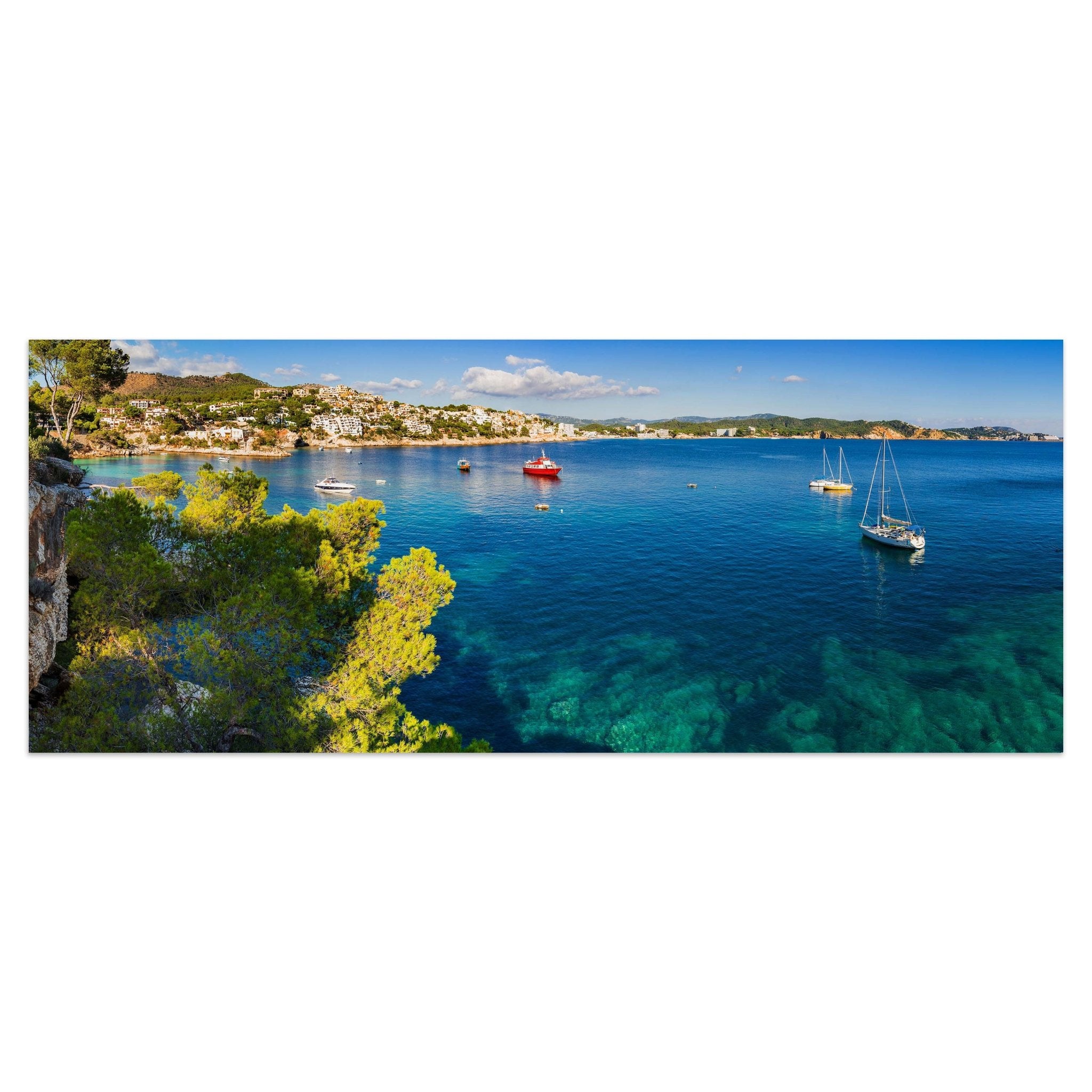 Leinwandbild Mittelmeer Küste, Mediterran, Boot, Meer M1072 kaufen - Bild 1 Leinwandbild Mittelmeer Küste, Mediterran, Boot, Meer M1072 kaufen - Bild 1