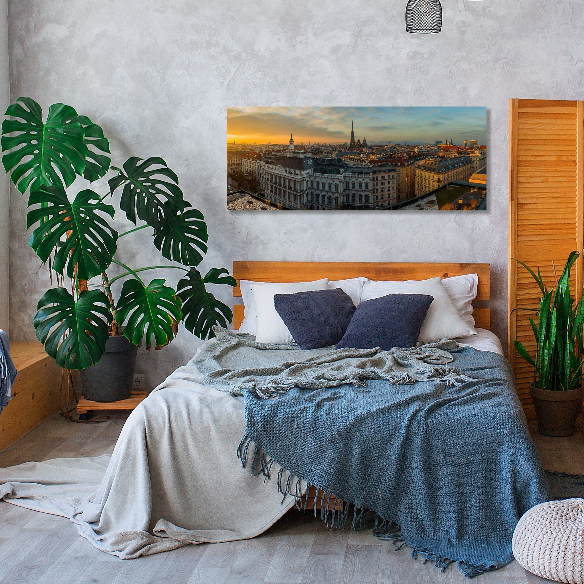 Leinwandbild Wien Panorama, Österreich, Abend, Sonne M1074 kaufen - Bild 2 Leinwandbild Wien Panorama, Österreich, Abend, Sonne M1074 kaufen - Bild 2