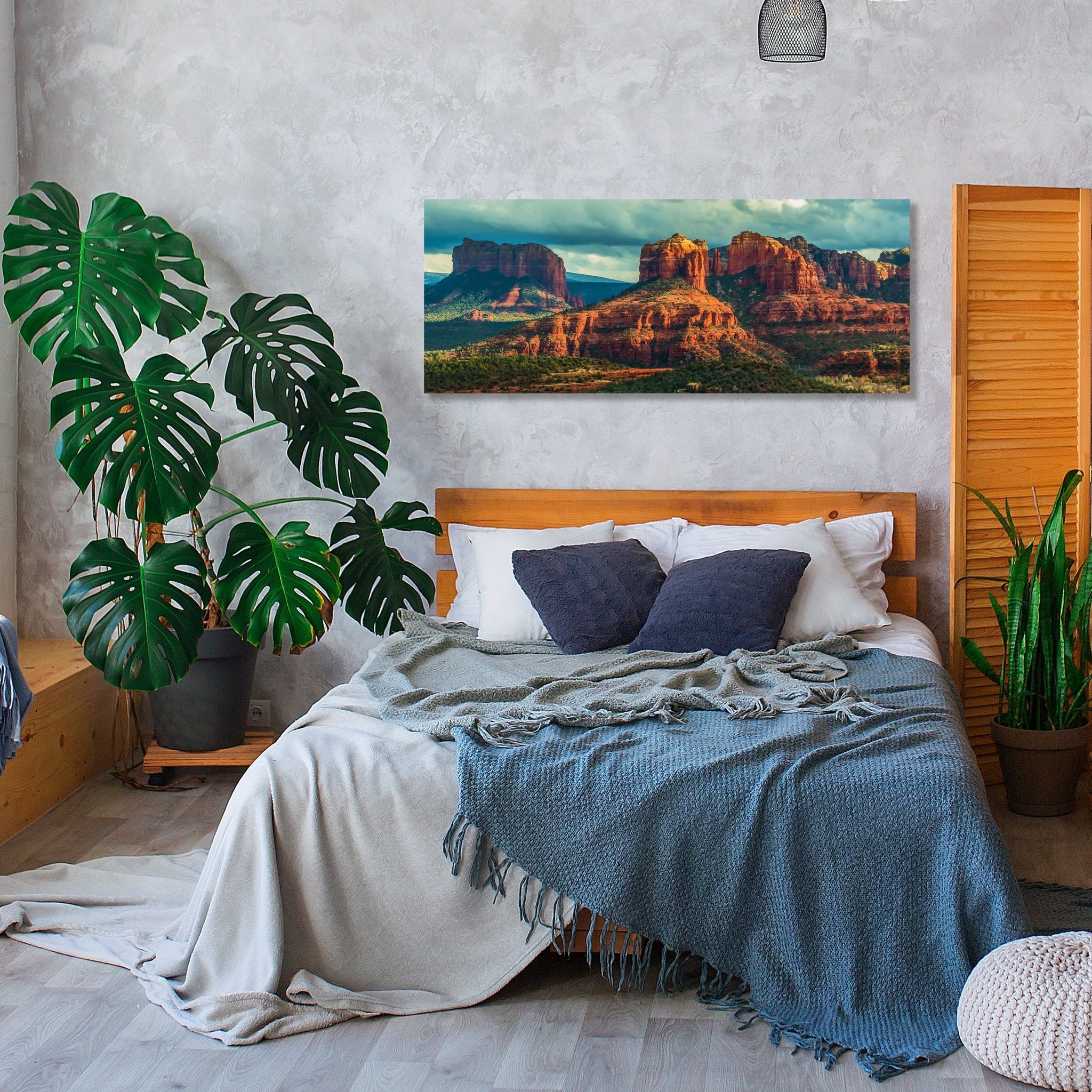 Leinwandbild Bergpanorama, Canyon, Felsen, Steppe M1077 kaufen - Bild 2 Leinwandbild Bergpanorama, Canyon, Felsen, Steppe M1077 kaufen - Bild 2