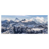 Leinwandbild Bergpanorama, Schnee, Alpen, Gebirge M1078