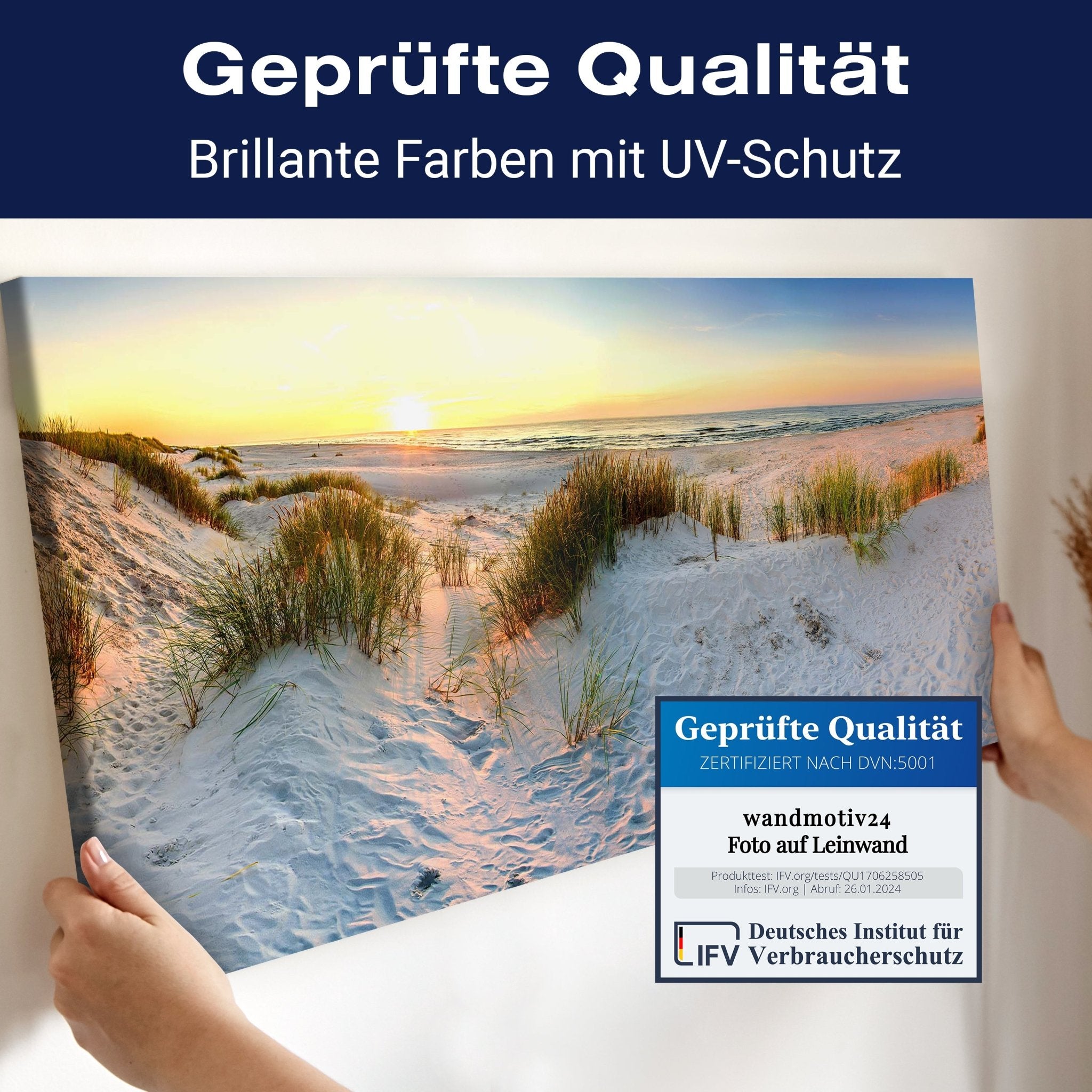 Leinwandbild Strand am Abend, Sonne, Meer, Sand M1079 kaufen - Bild 4 Leinwandbild Strand am Abend, Sonne, Meer, Sand M1079 kaufen - Bild 4