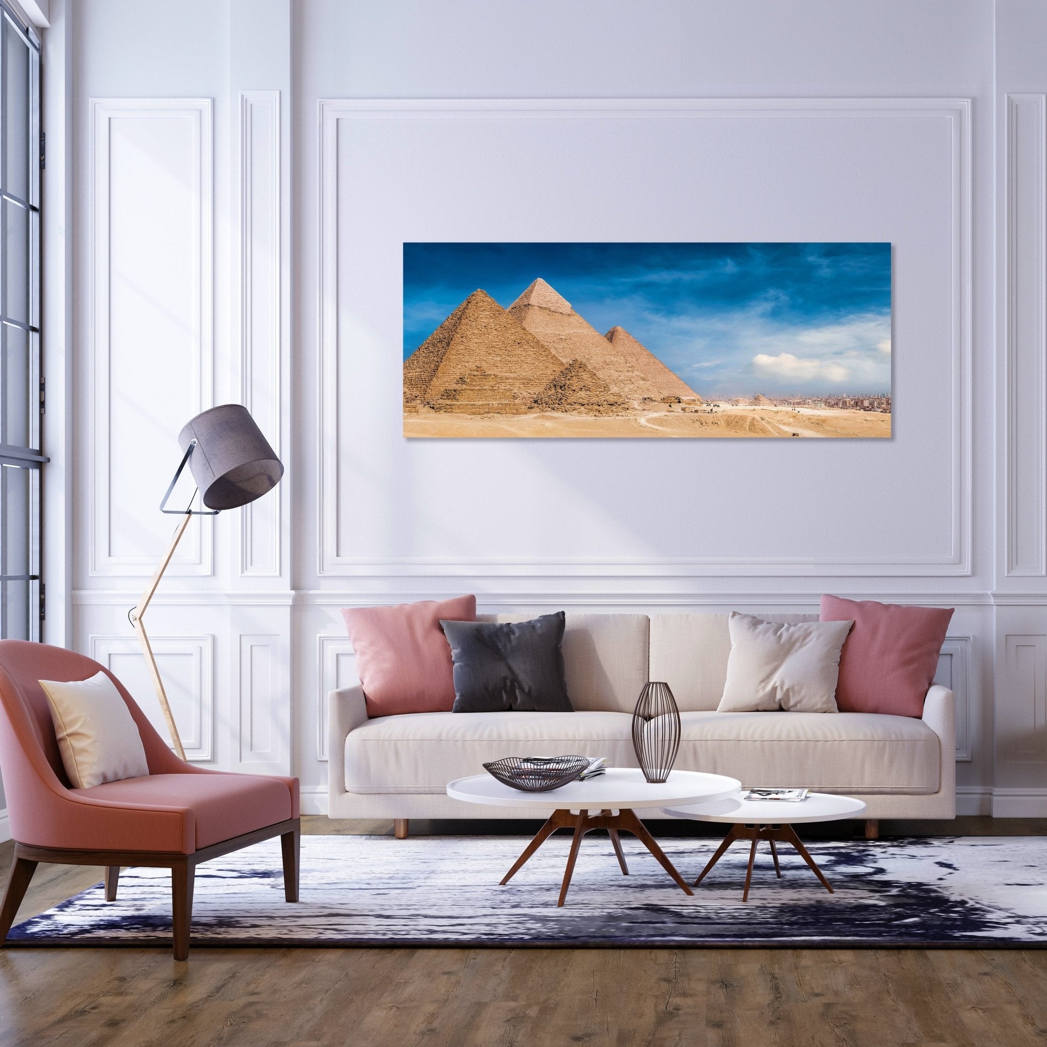 Leinwandbild Pyramiden von Gizeh, Cheops, Kairo M1084 kaufen - Bild 2 Leinwandbild Pyramiden von Gizeh, Cheops, Kairo M1084 kaufen - Bild 2
