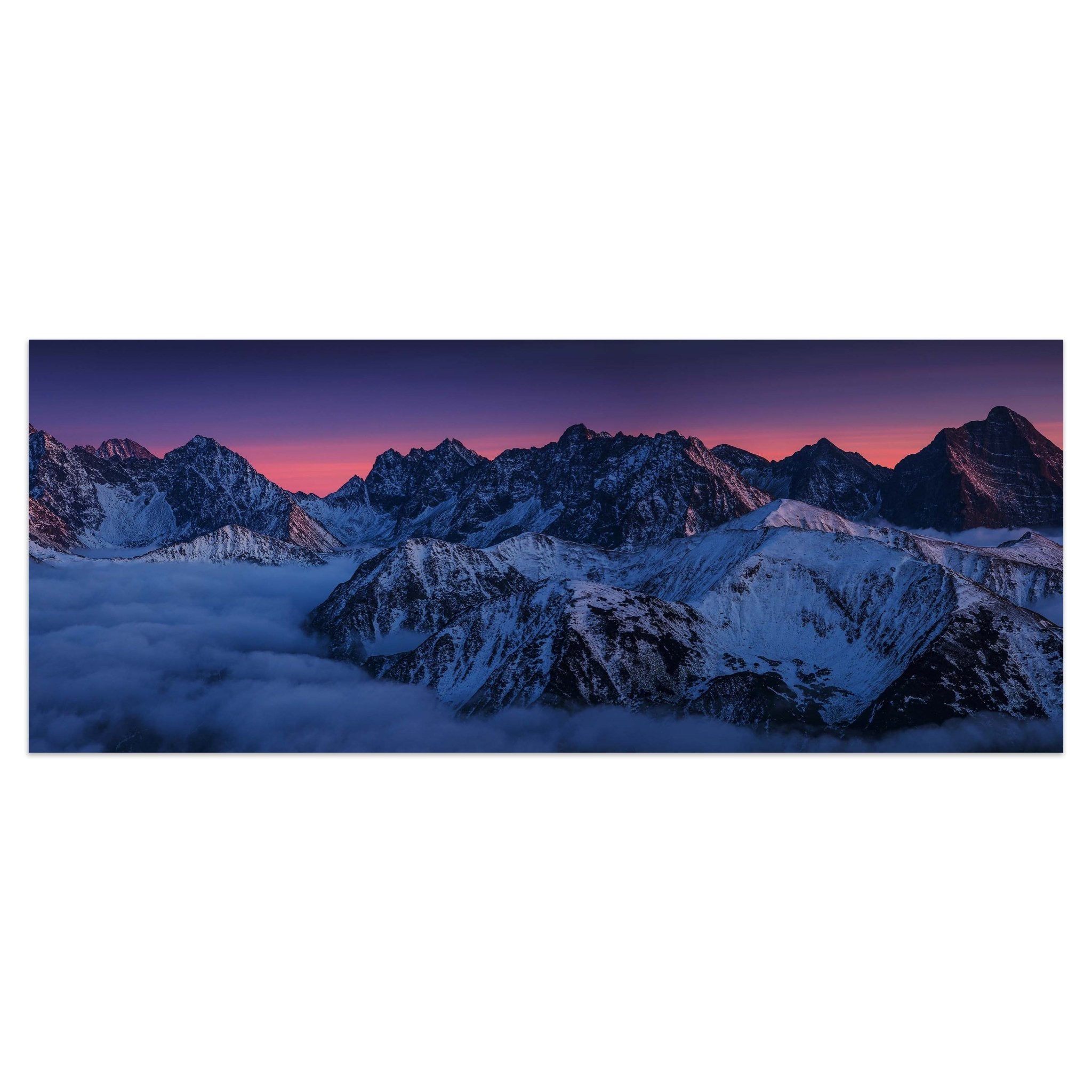 Leinwandbild Berge im Abendrot, Gebirge, Schnee, Berg M1090 kaufen - Bild 1 Leinwandbild Berge im Abendrot, Gebirge, Schnee, Berg M1090 kaufen - Bild 1