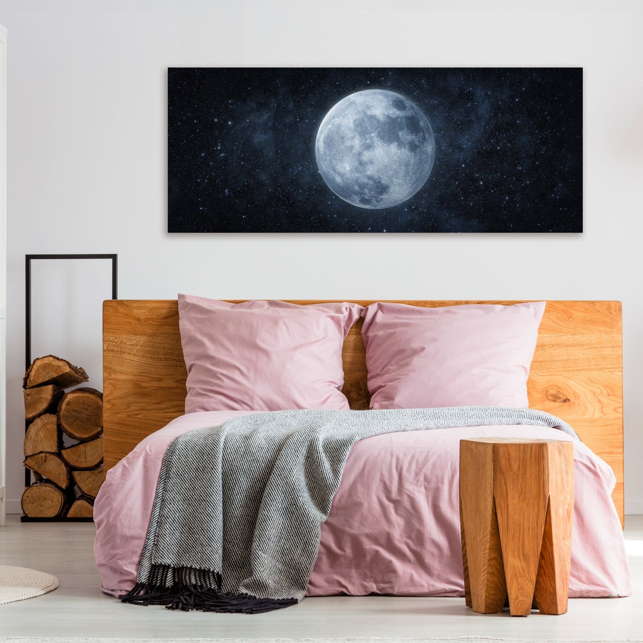 Leinwandbild Mond, Weltall, Sterne, Nacht, Galaxie M1092 kaufen - Bild 3 Leinwandbild Mond, Weltall, Sterne, Nacht, Galaxie M1092 kaufen - Bild 3