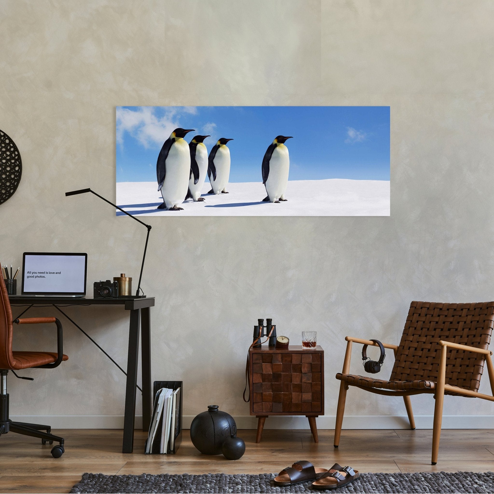 Leinwandbild Königspinguine, Pinguine, Eis, Tiere M1095 kaufen - Bild 2