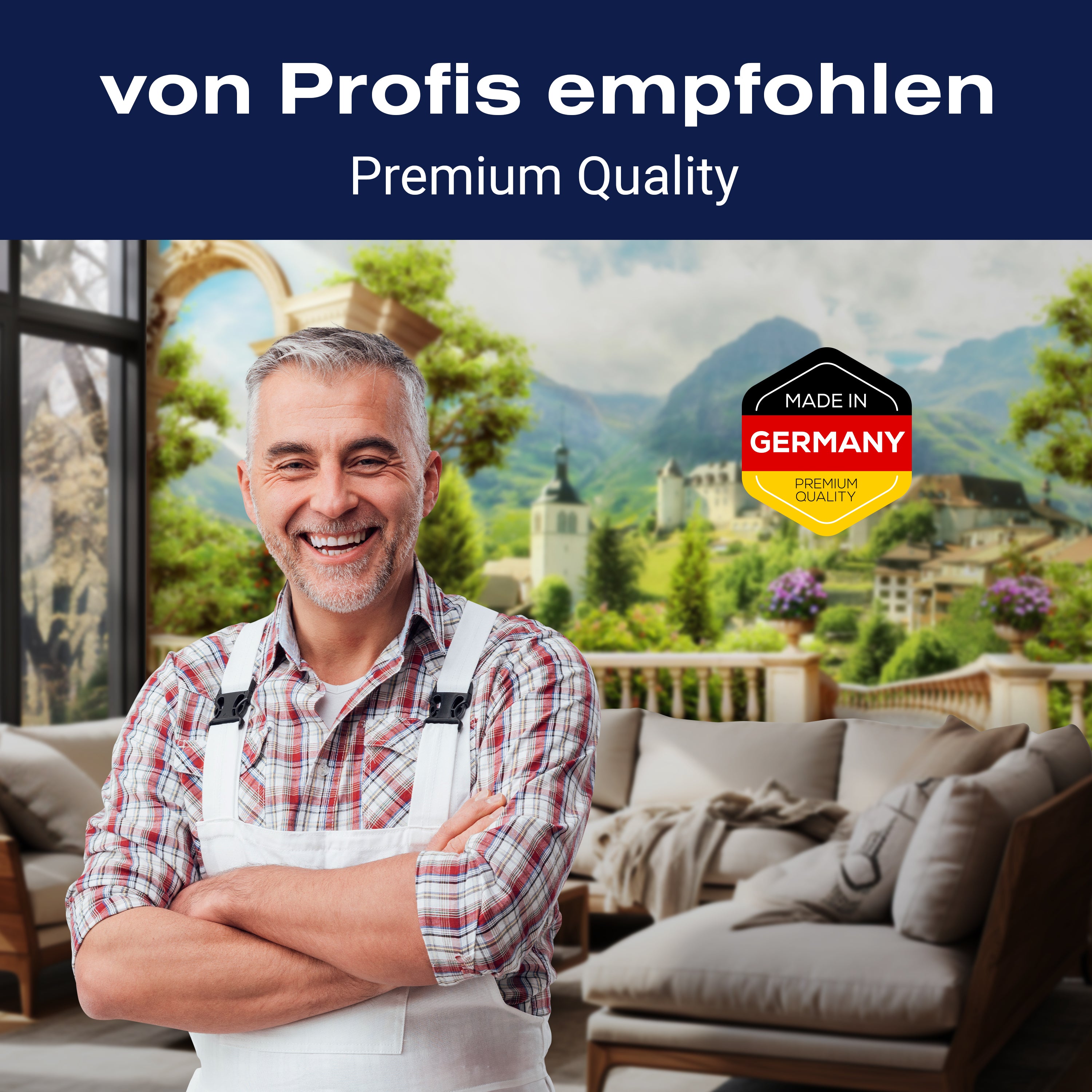 Fototapete Stadtblick Berge Terrasse M1097 - Bild 5 Fototapete Stadtblick Berge Terrasse M1097 - Bild 5