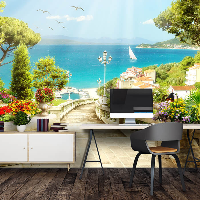 Fototapete Meer Hafen Urlaub M1103 - Bild 1 Fototapete Meer Hafen Urlaub M1103 - Bild 1