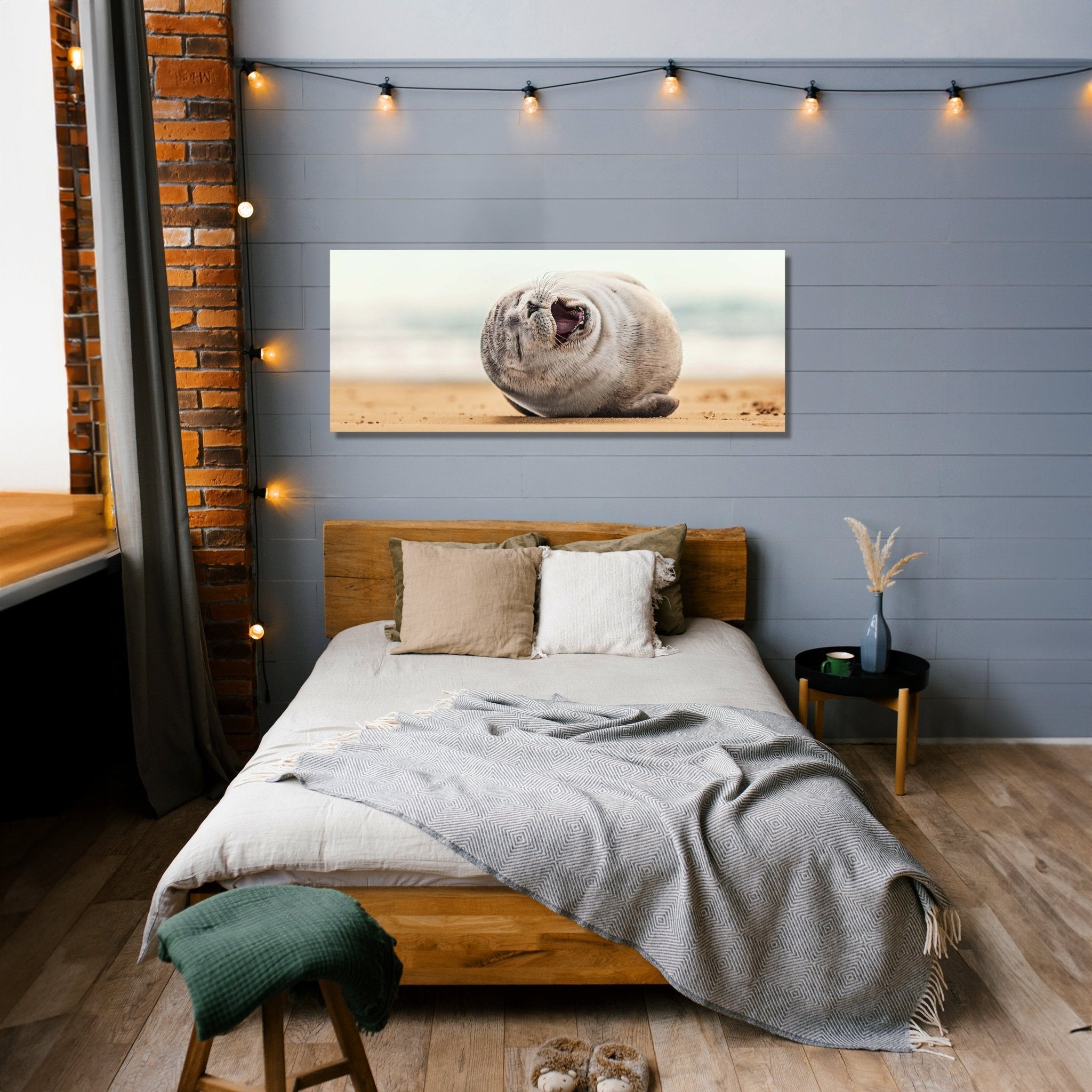 Leinwandbild Robbe, Seehund, Strand, Tier M1119 kaufen - Bild 2 Leinwandbild Robbe, Seehund, Strand, Tier M1119 kaufen - Bild 2