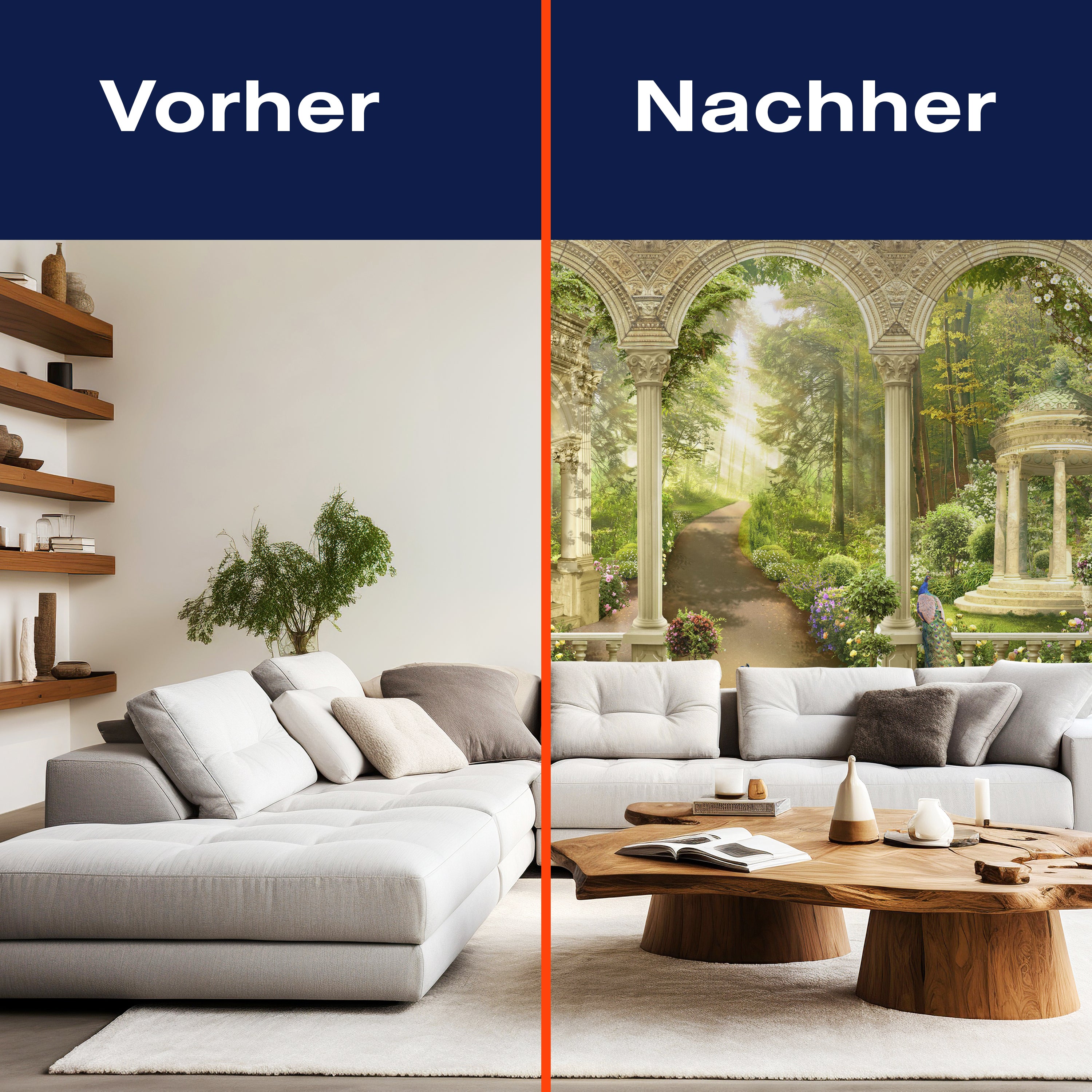 Fototapete Park Garten Blumen M1136 - Bild 9 Fototapete Park Garten Blumen M1136 - Bild 9