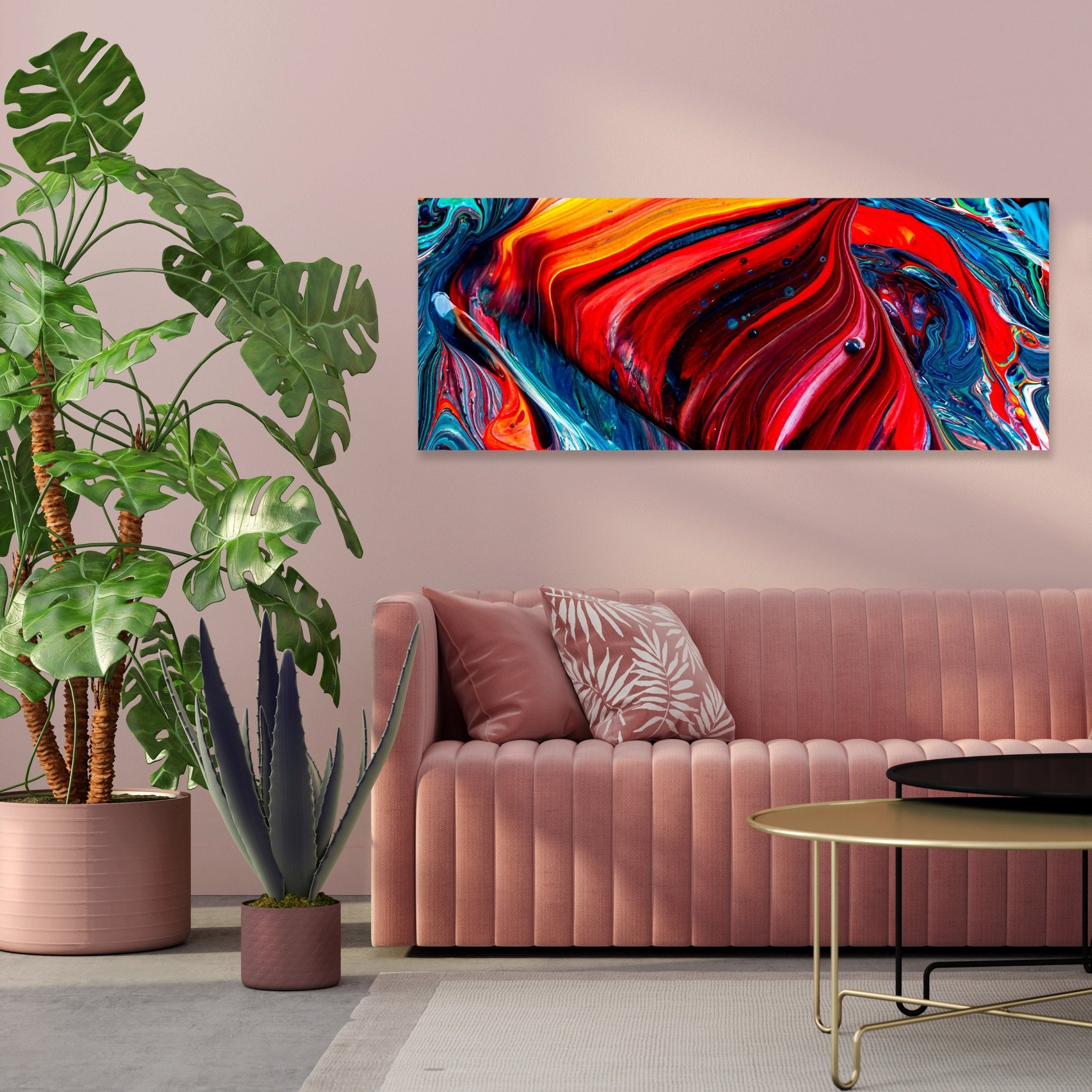 Leinwandbild Abstrakte Acrylfarbe M1147 kaufen - Bild 3 Leinwandbild Abstrakte Acrylfarbe M1147 kaufen - Bild 3