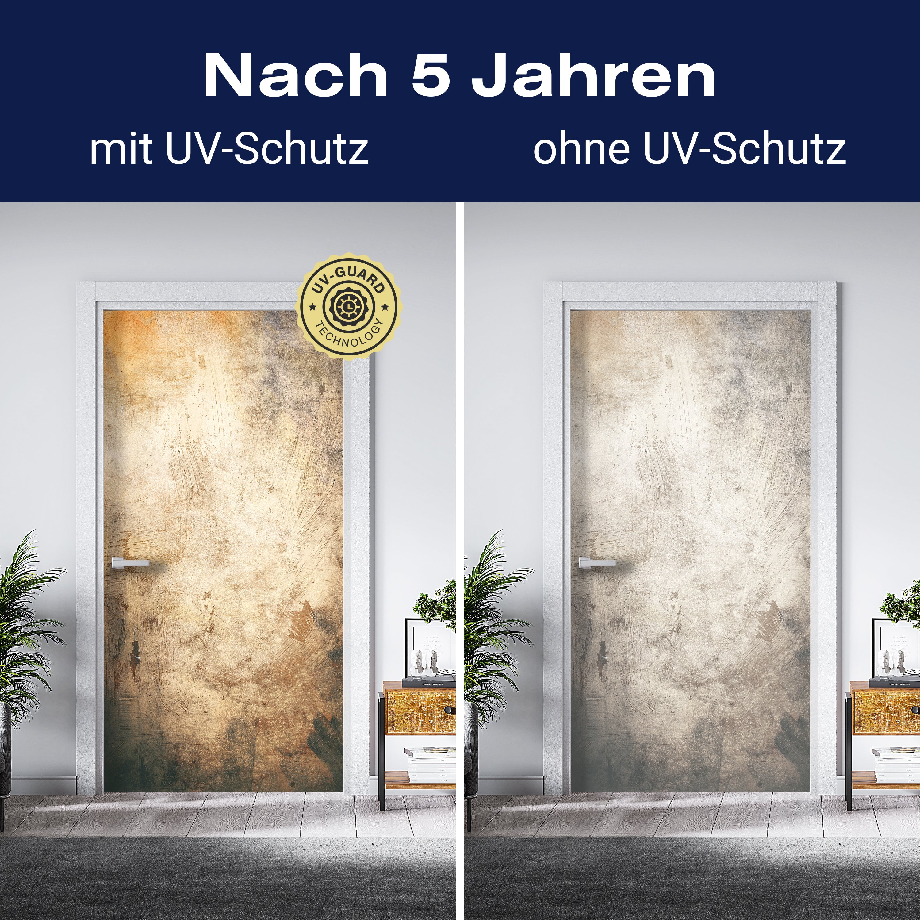 Türtapete alte Wand mit Putz, Vintage, Grunge M1163 - Bild 4 Türtapete alte Wand mit Putz, Vintage, Grunge M1163 - Bild 4