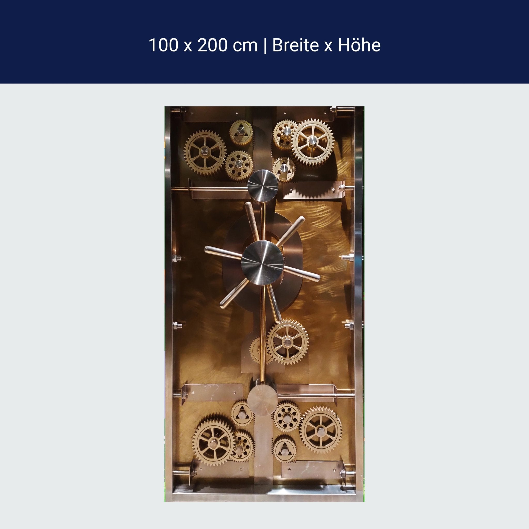 Türtapete Tresor Tür Zahnräder, Safe, Zahnrad M1206 Türtapete Tresor Tür Zahnräder, Safe, Zahnrad M1206