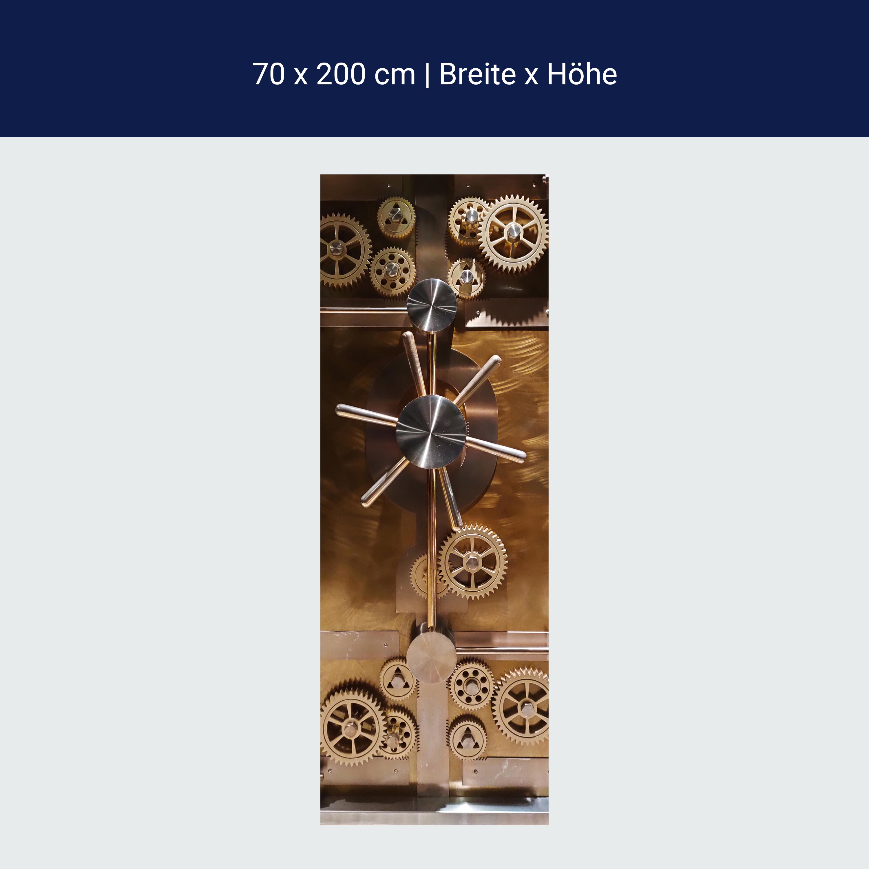 Türtapete Tresor Tür Zahnräder, Safe, Zahnrad M1206 Türtapete Tresor Tür Zahnräder, Safe, Zahnrad M1206