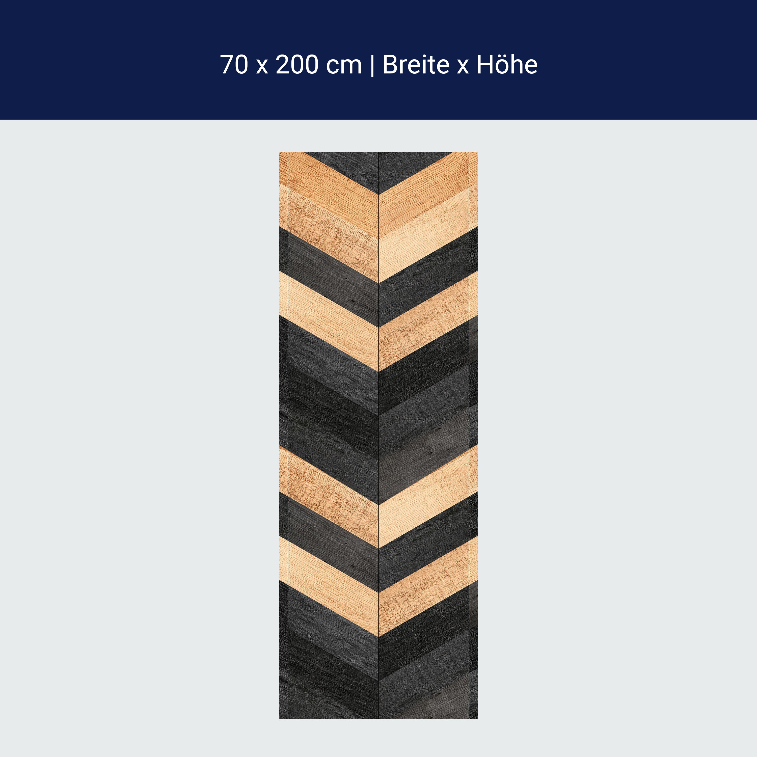 Türtapete Holzmuster, Schwarz, braun, Holz, Muster M1222 Türtapete Holzmuster, Schwarz, braun, Holz, Muster M1222