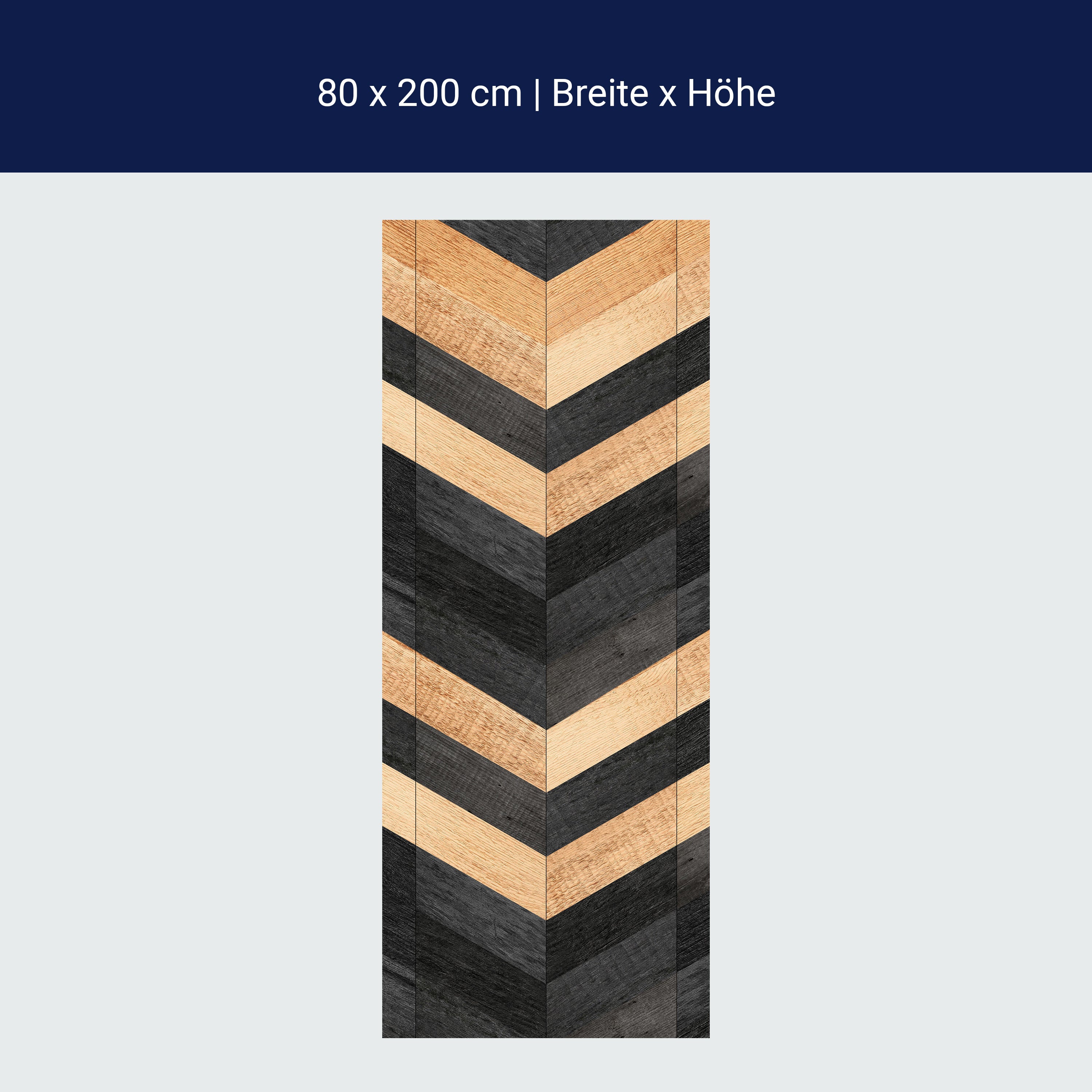 Türtapete Holzmuster, Schwarz, braun, Holz, Muster M1222 Türtapete Holzmuster, Schwarz, braun, Holz, Muster M1222