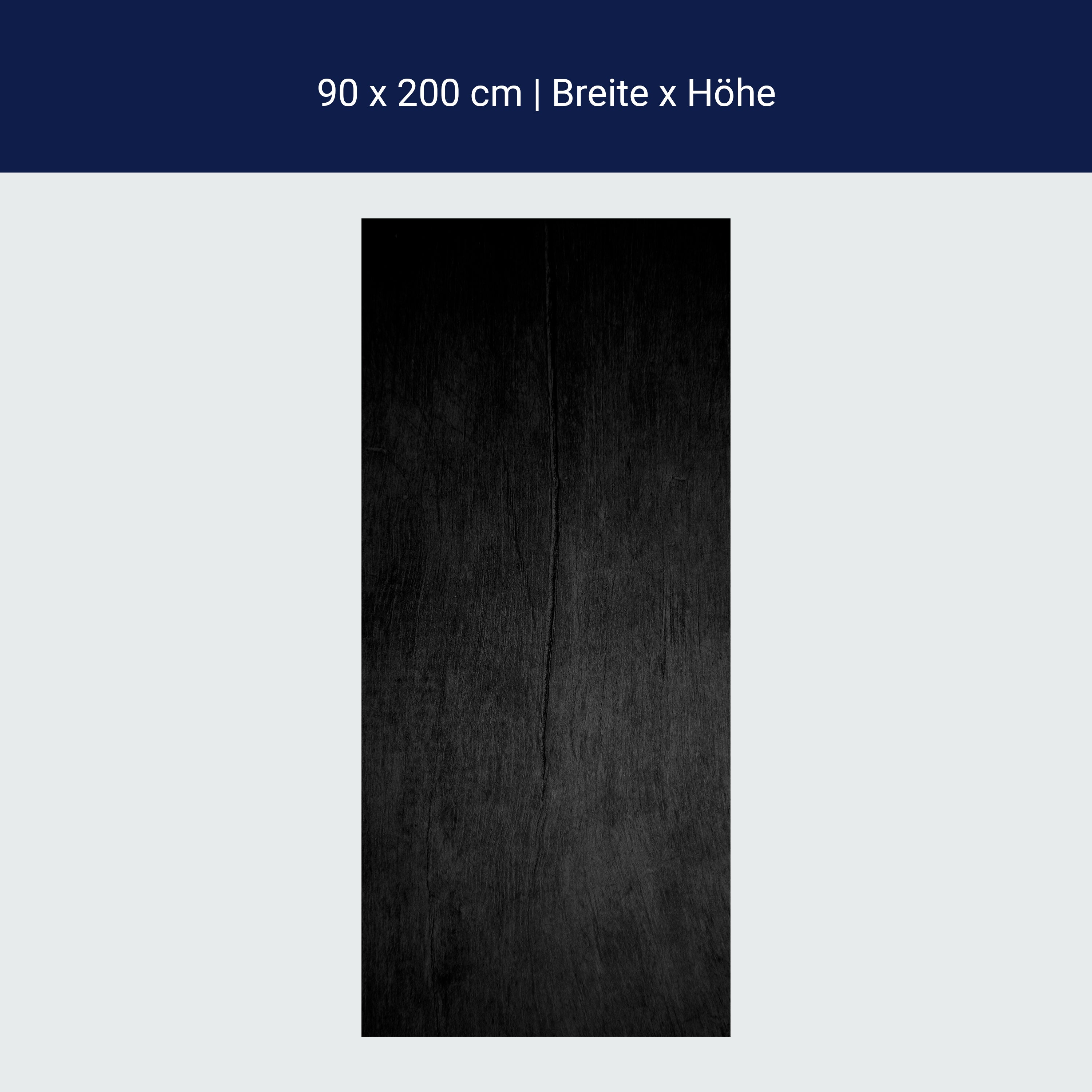Türtapete Schwarzes Holz, Echtholz Schwarz M1224 Türtapete Schwarzes Holz, Echtholz Schwarz M1224