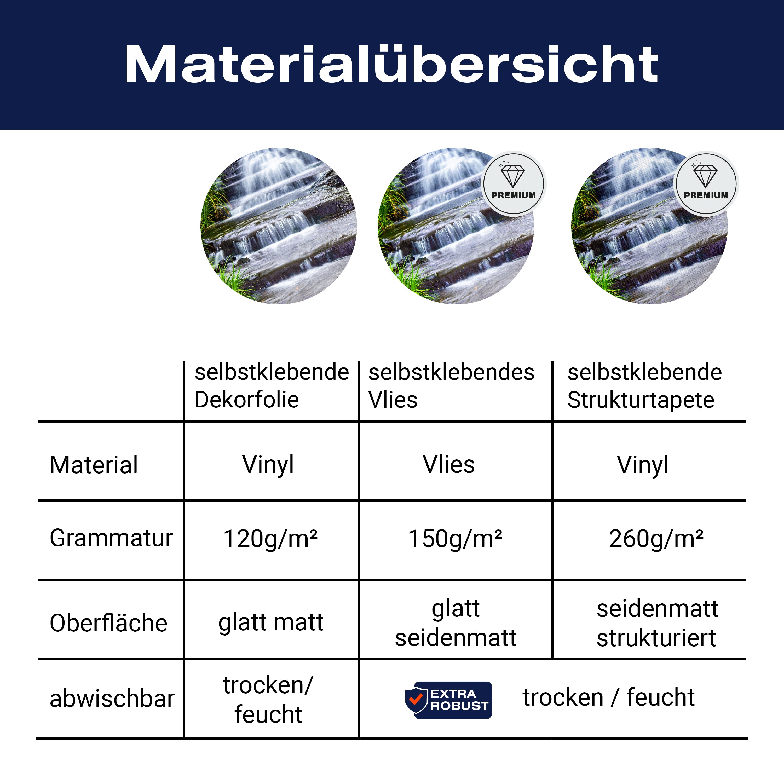 Türtapete Wasserfall am Bach, Stufen, Wasser M1246 - Bild 9 Türtapete Wasserfall am Bach, Stufen, Wasser M1246 - Bild 9