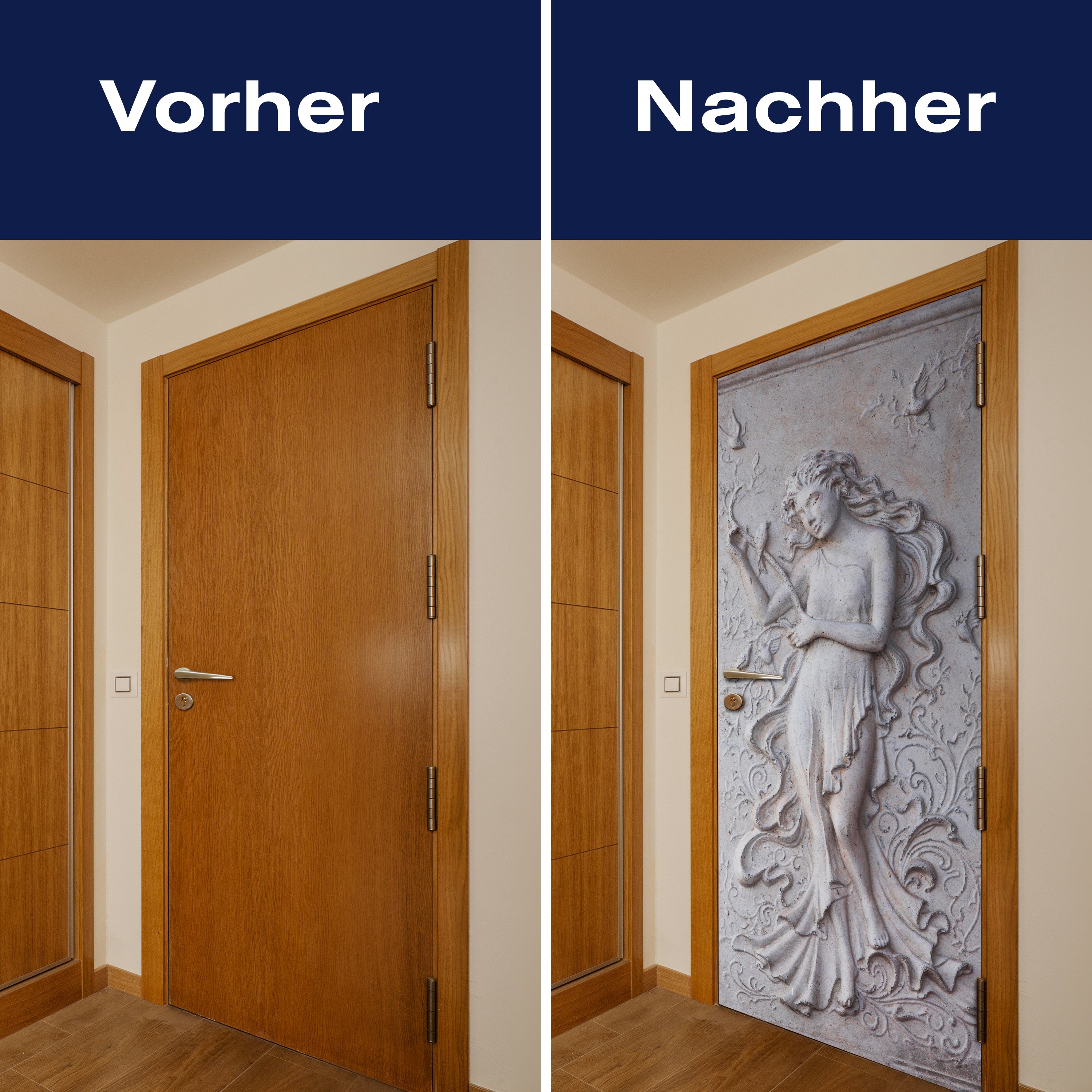 Türtapete Frau & Vögel Figur, Wandbild, Stein M1318 - Bild 10 Türtapete Frau & Vögel Figur, Wandbild, Stein M1318 - Bild 10