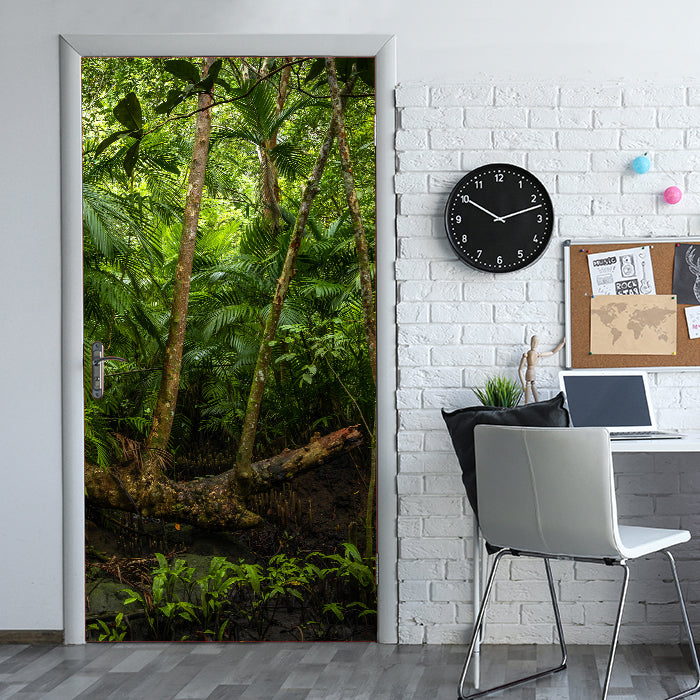 Türtapete Baum im Dschungel, Urwald, Regenwald M1353 - Bild 1 Türtapete Baum im Dschungel, Urwald, Regenwald M1353 - Bild 1