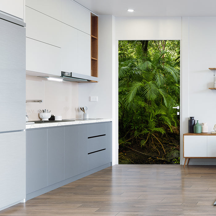 Türtapete Palmenwedel, Dschungel, Palme, Urwald M1354 - Bild 1 Türtapete Palmenwedel, Dschungel, Palme, Urwald M1354 - Bild 1